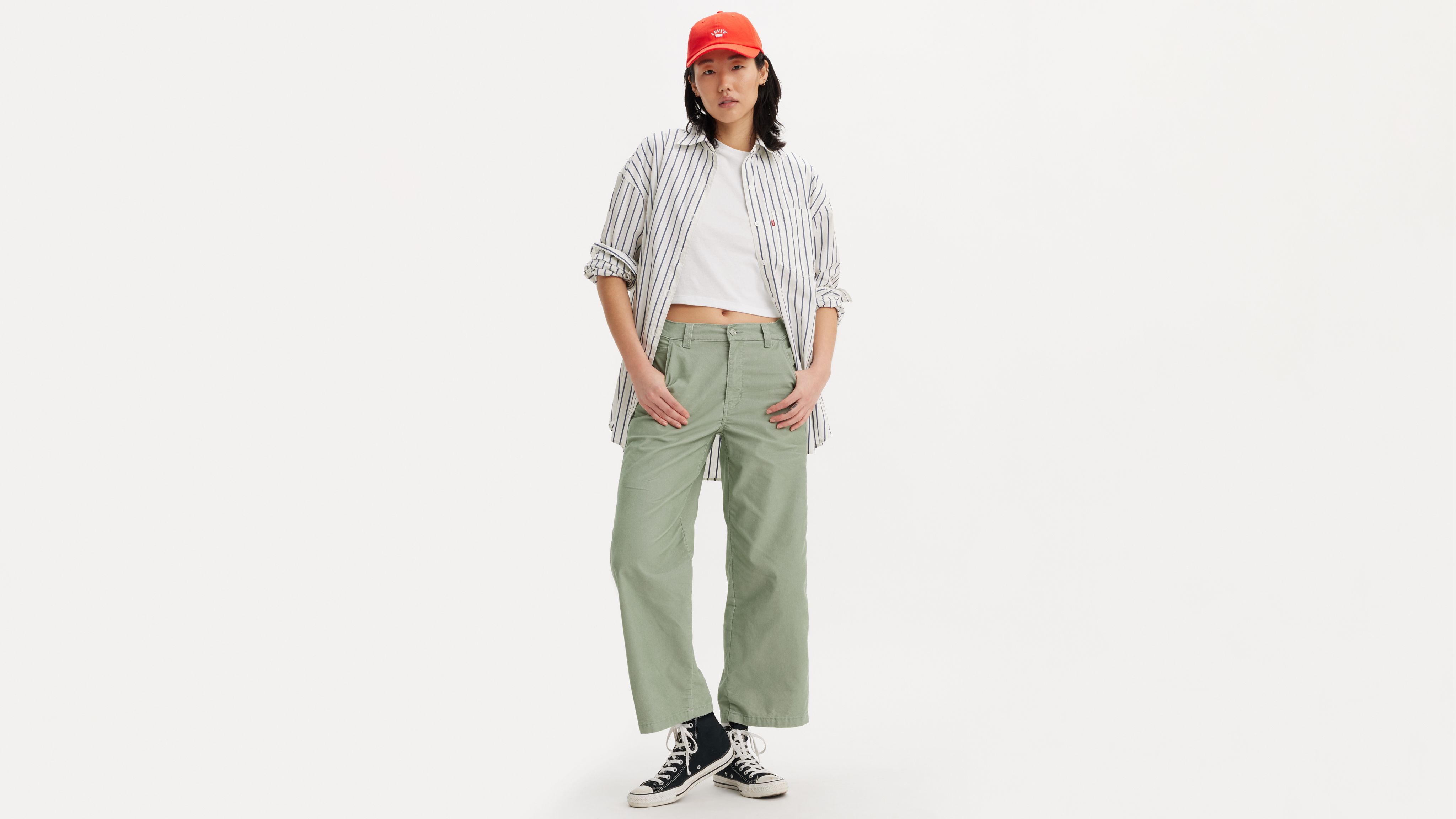 Baggy Carpenter Lightweight Corduroy Women's Pants