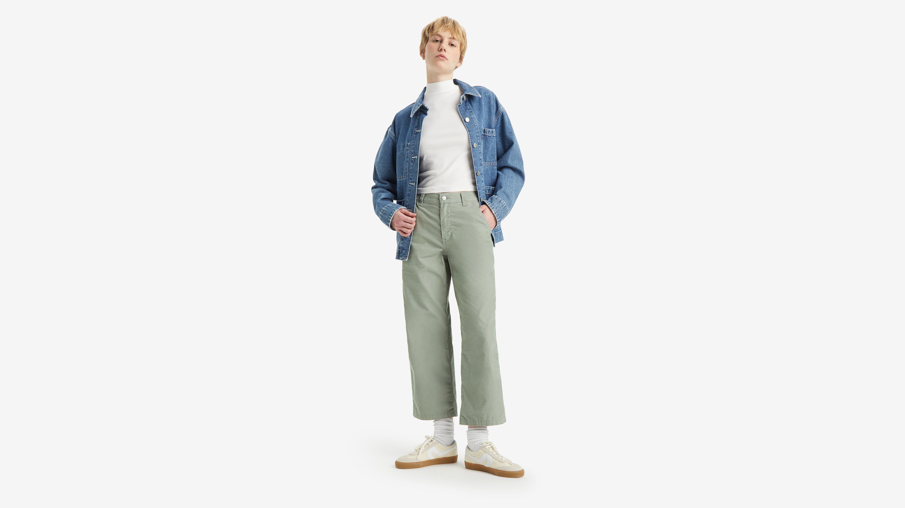 Lightweight Corduroy Baggy Carpenter Pants