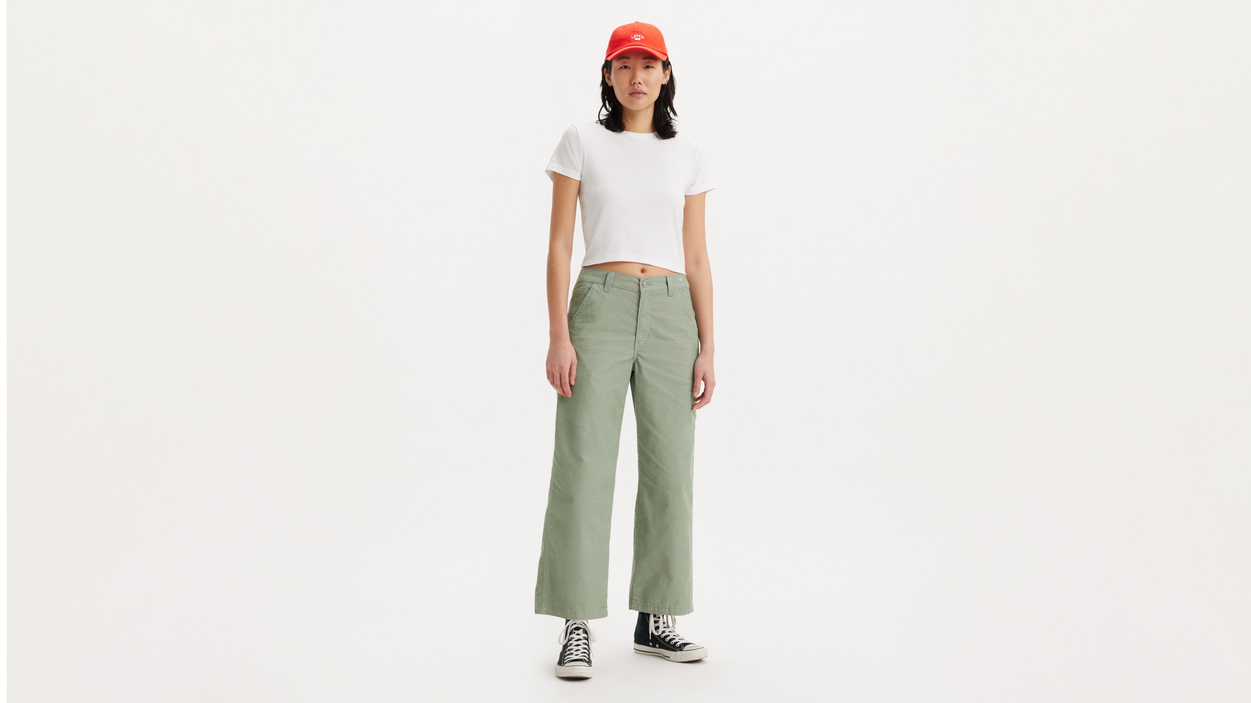 Baggy Carpenter Lightweight Corduroy Women's Pants