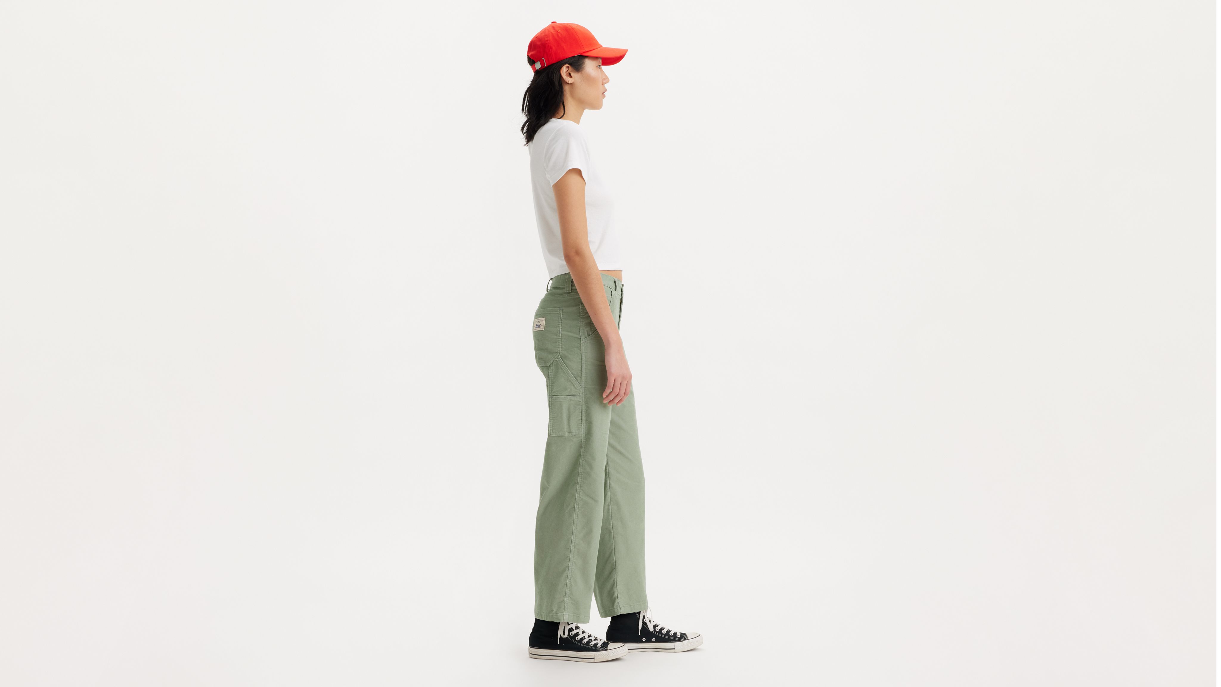 Baggy Carpenter Lightweight Corduroy Women's Pants