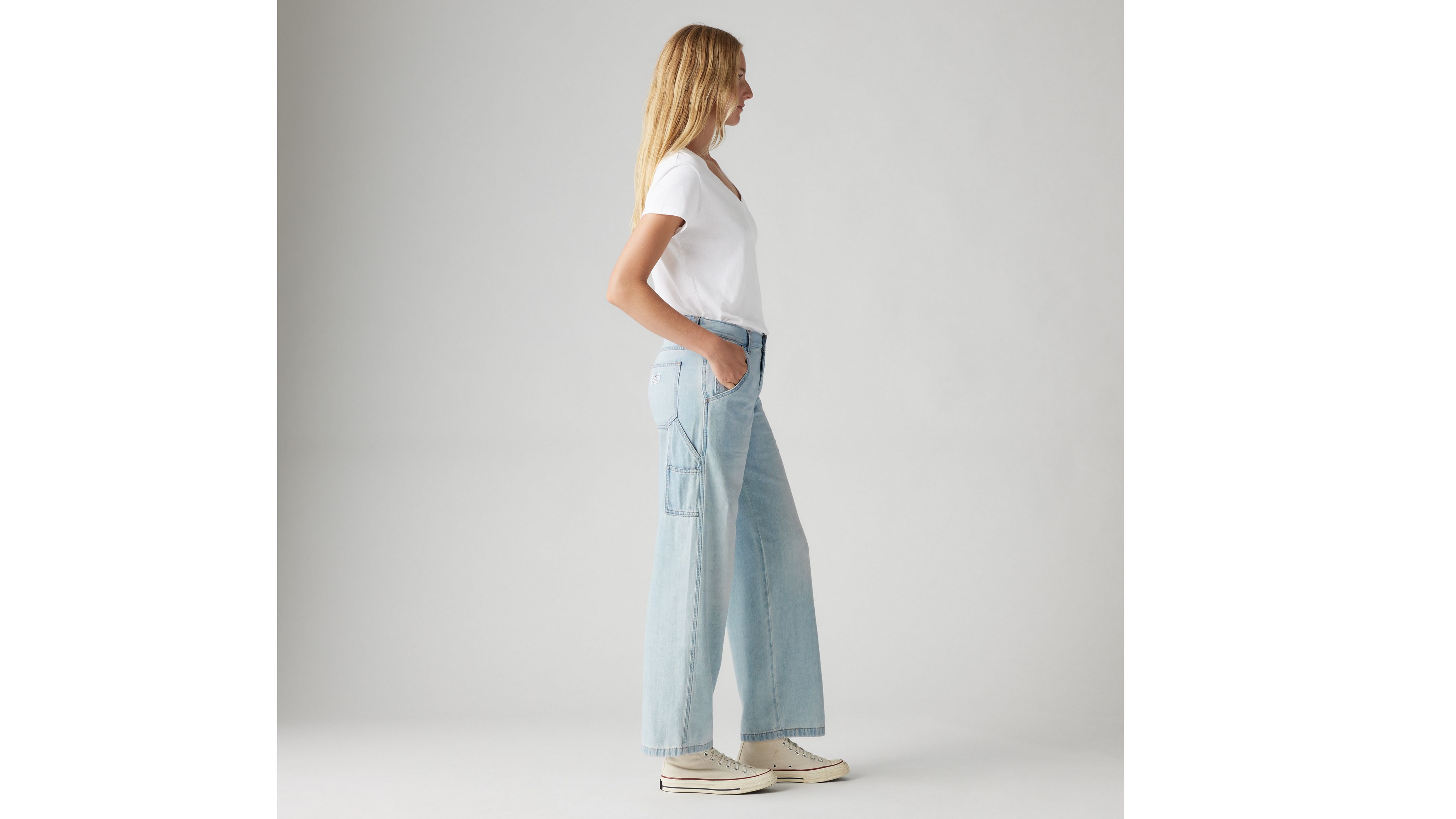 Baggy Carpenter Linen+ Denim Lightweight Women's Jeans