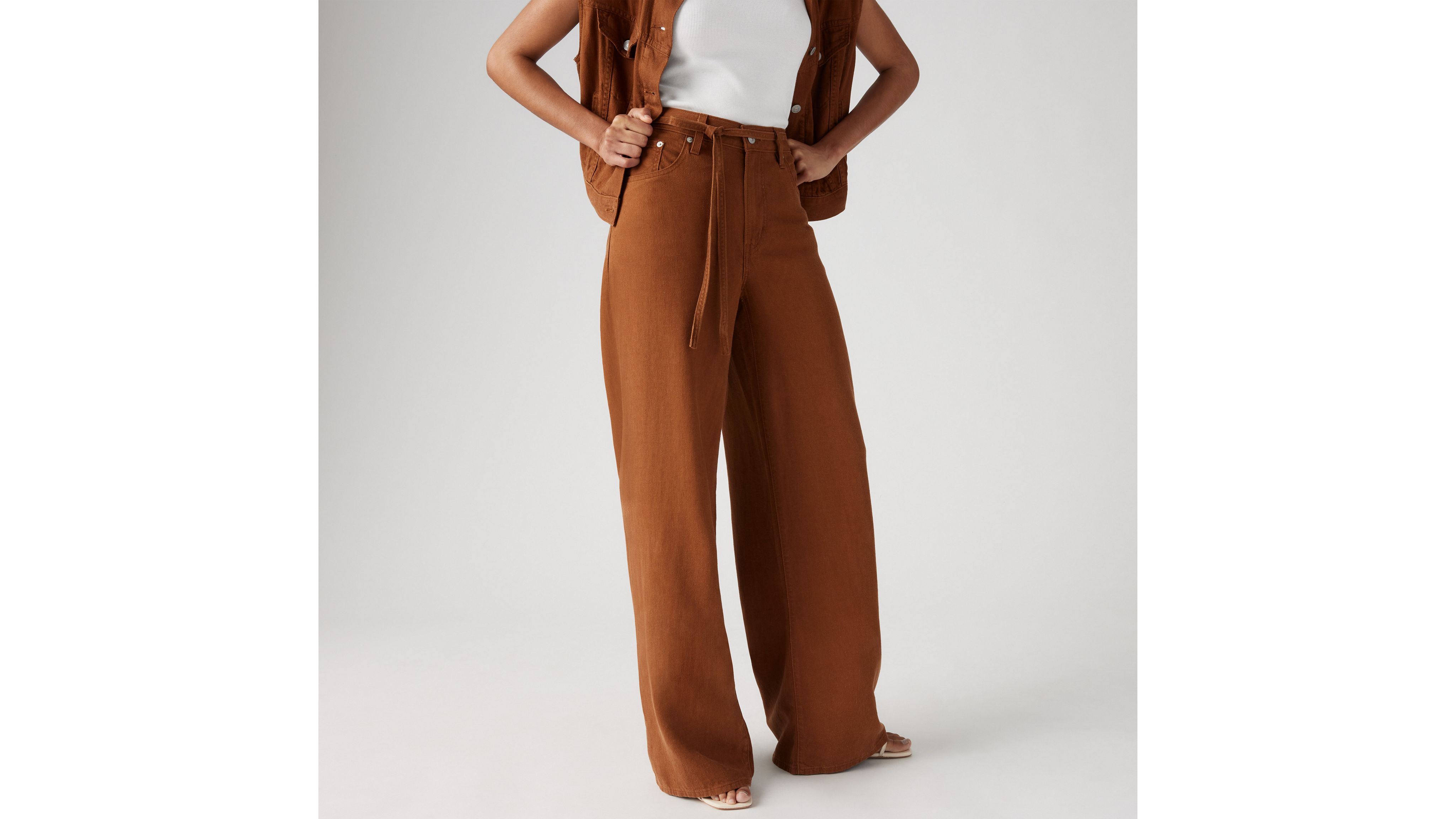 Linen Trousers for Women 2024 Trendy Elastic Waist Versatile