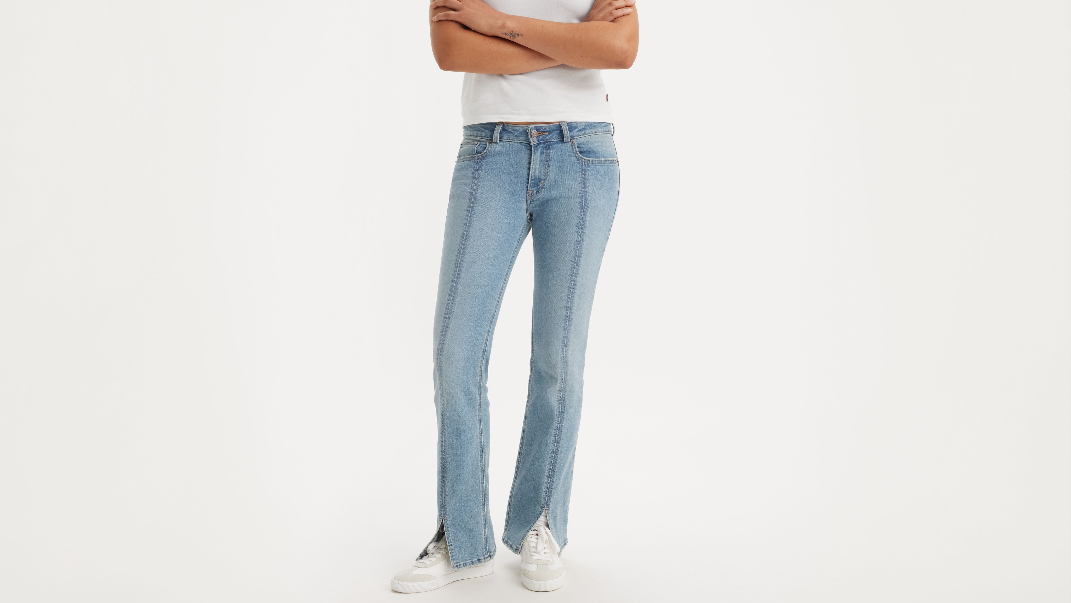 Seamed Superlow Bootcut Women's Jeans