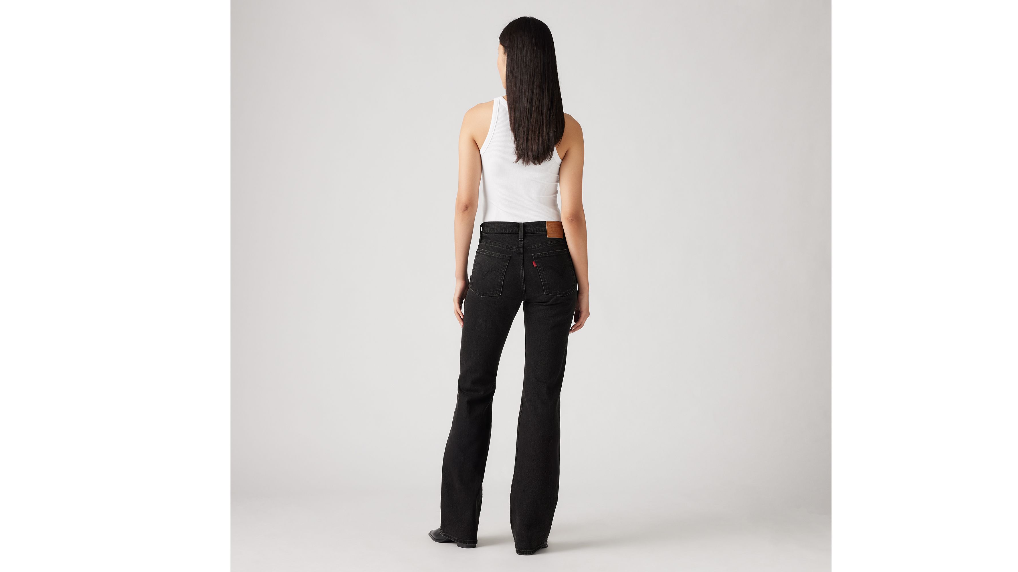 Levi's Dad Black Denim High Rise Jeans In The Zone