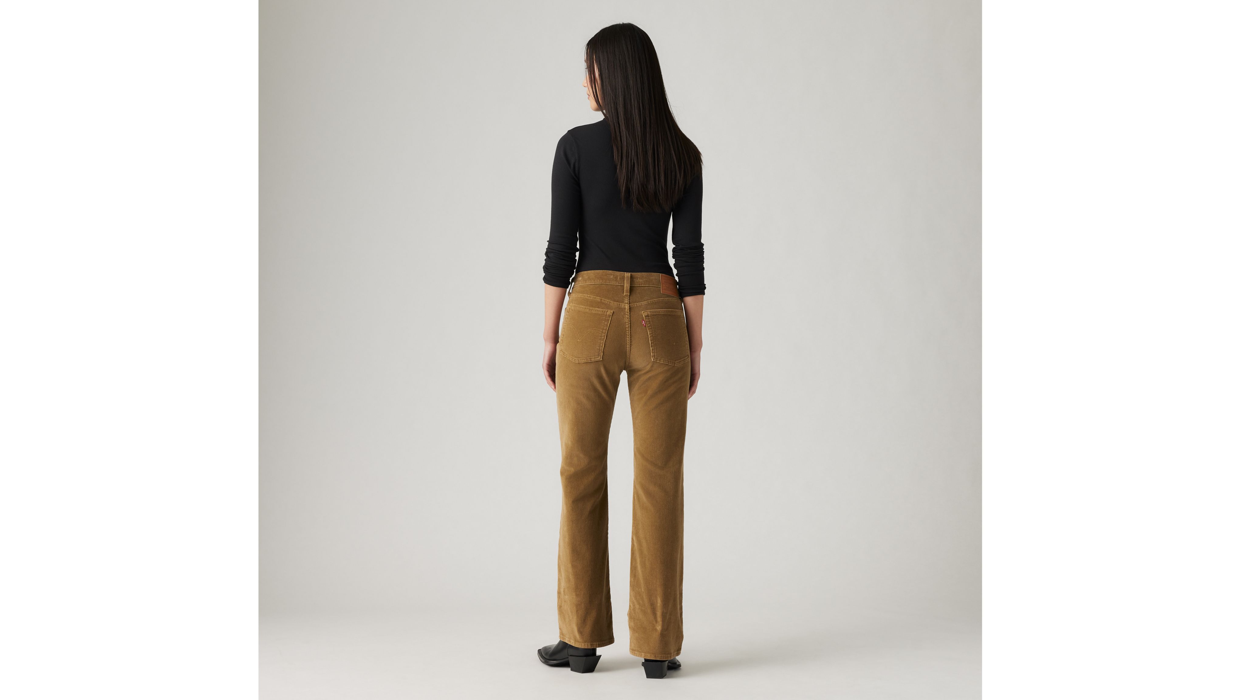 Levi's Wedgie Bootcut Corduroy Women's Jeans 23x32 In Ermine