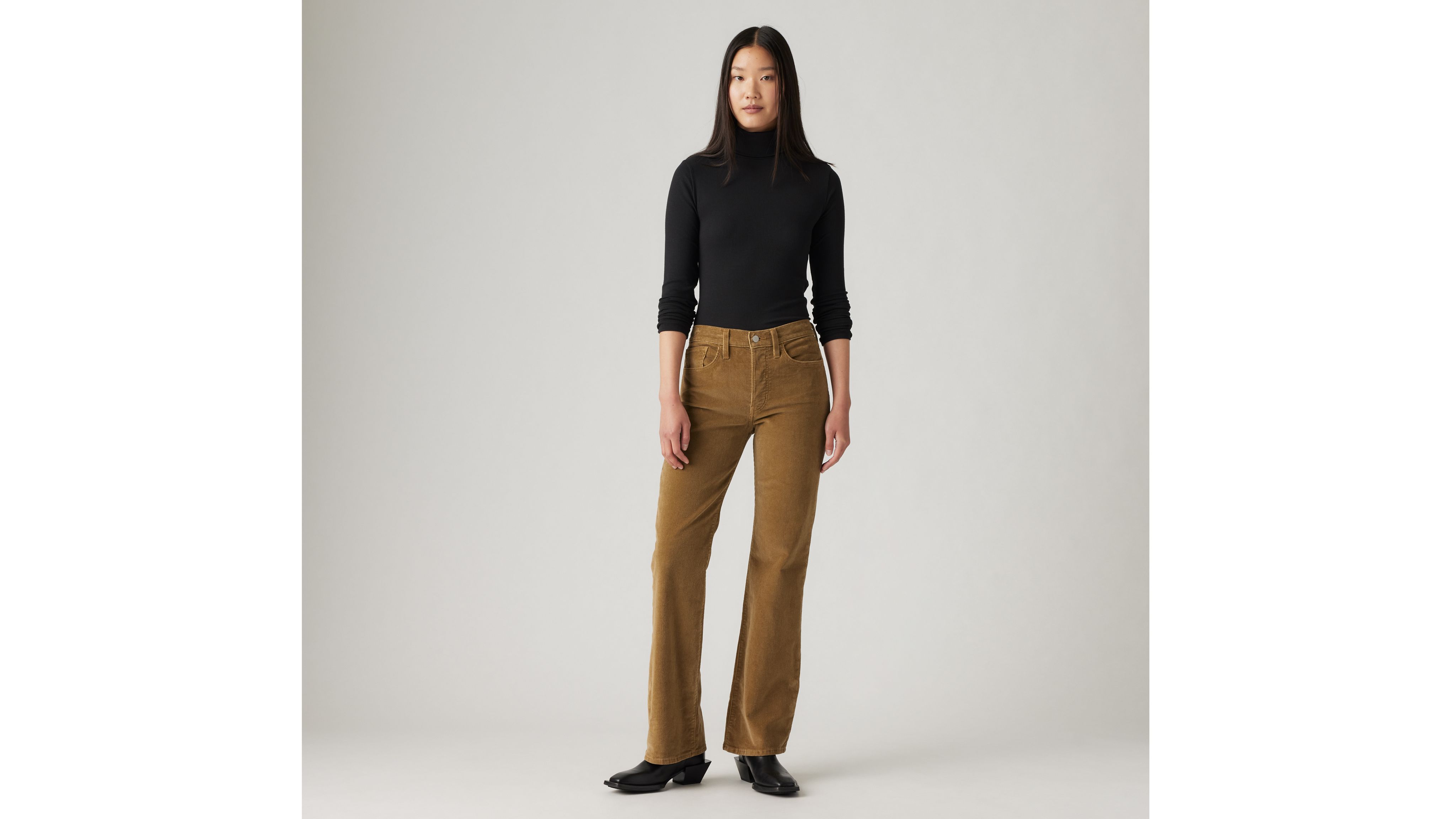 Levi's Wedgie Bootcut Corduroy Women's Jeans 23x32 In Ermine