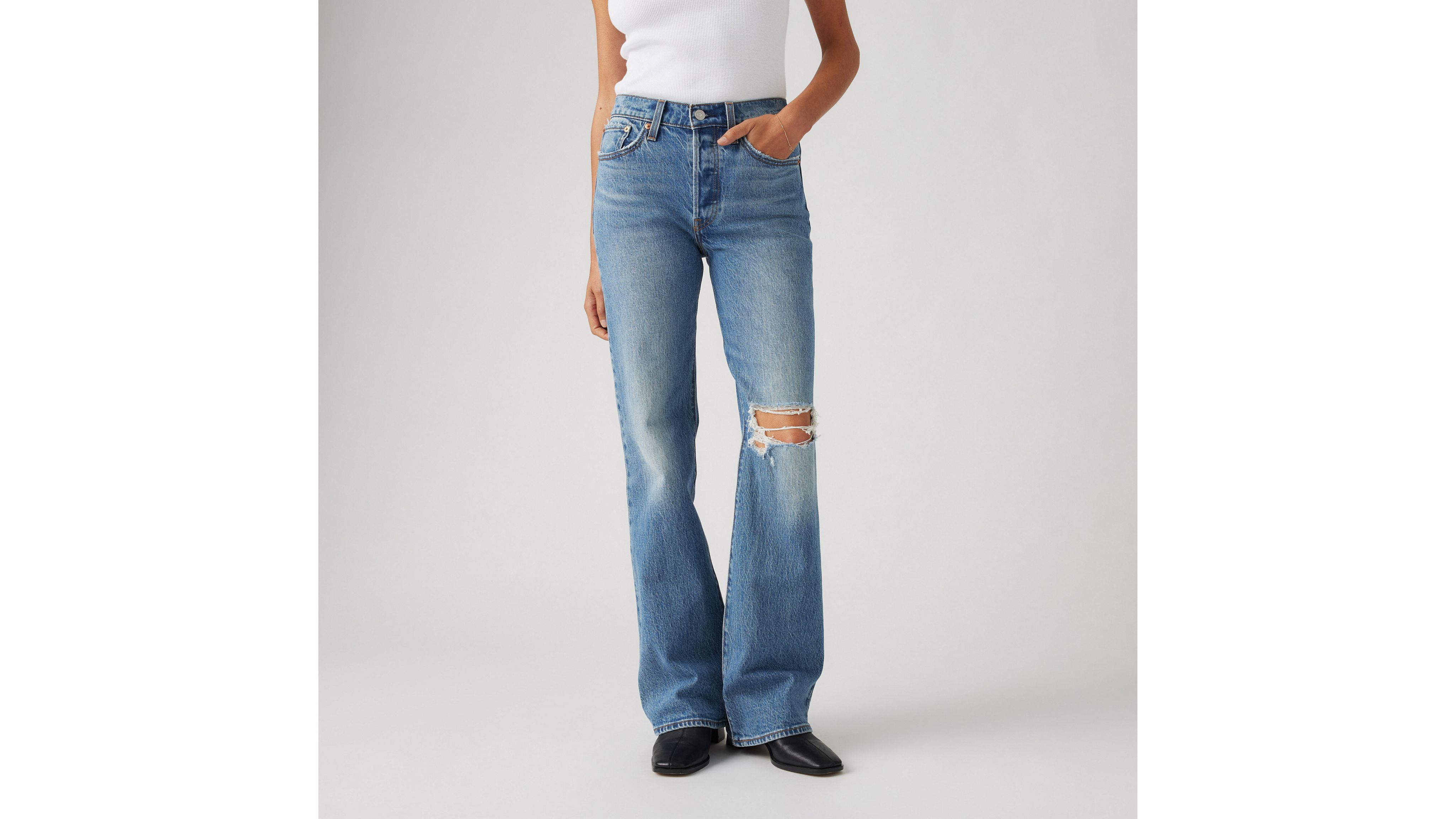 Levi's Wedgie Bootcut Women's Jeans 31x32 In Smudged Paint