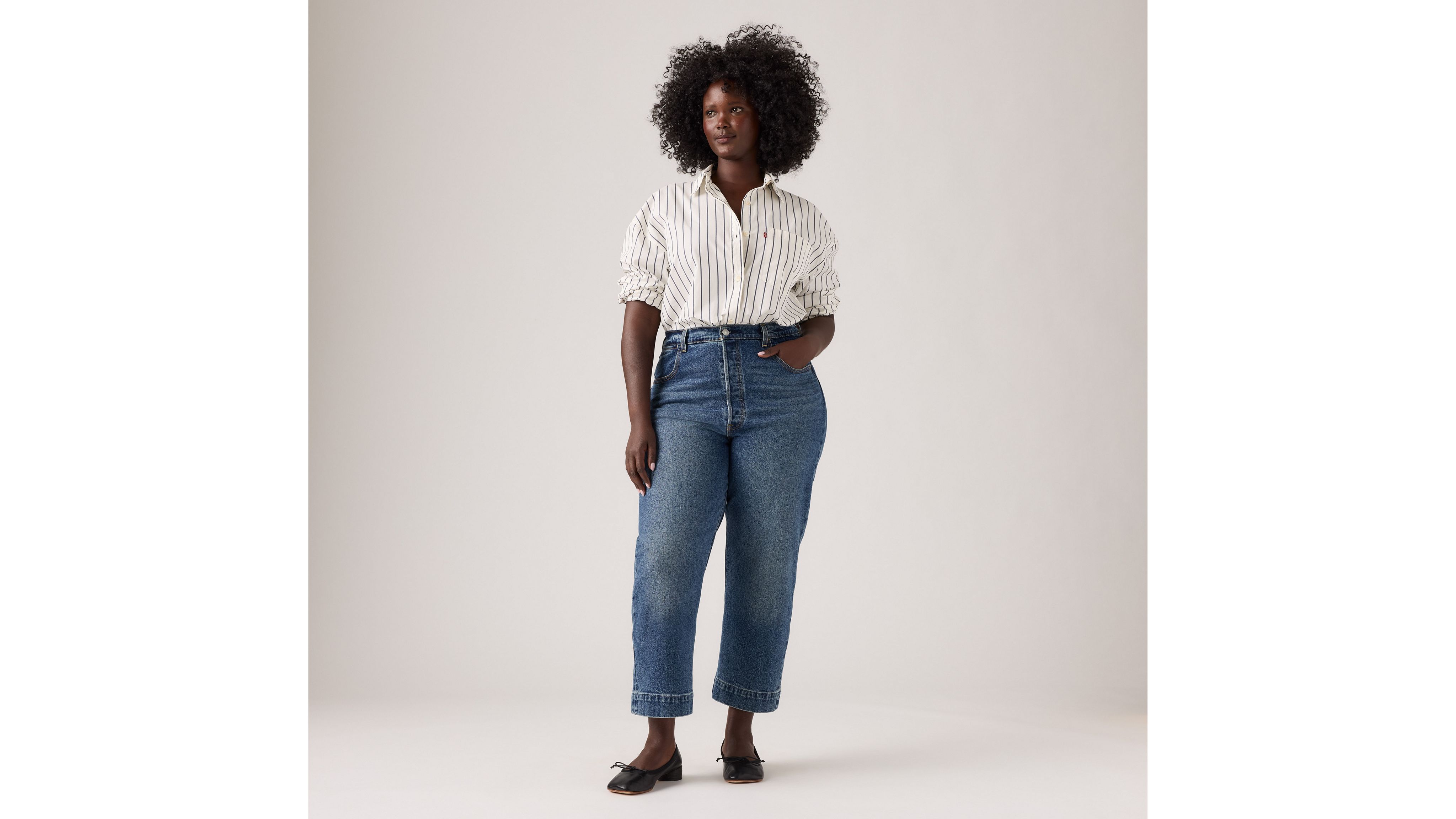 Ribcage Straight Ankle Tailored Jeans 8