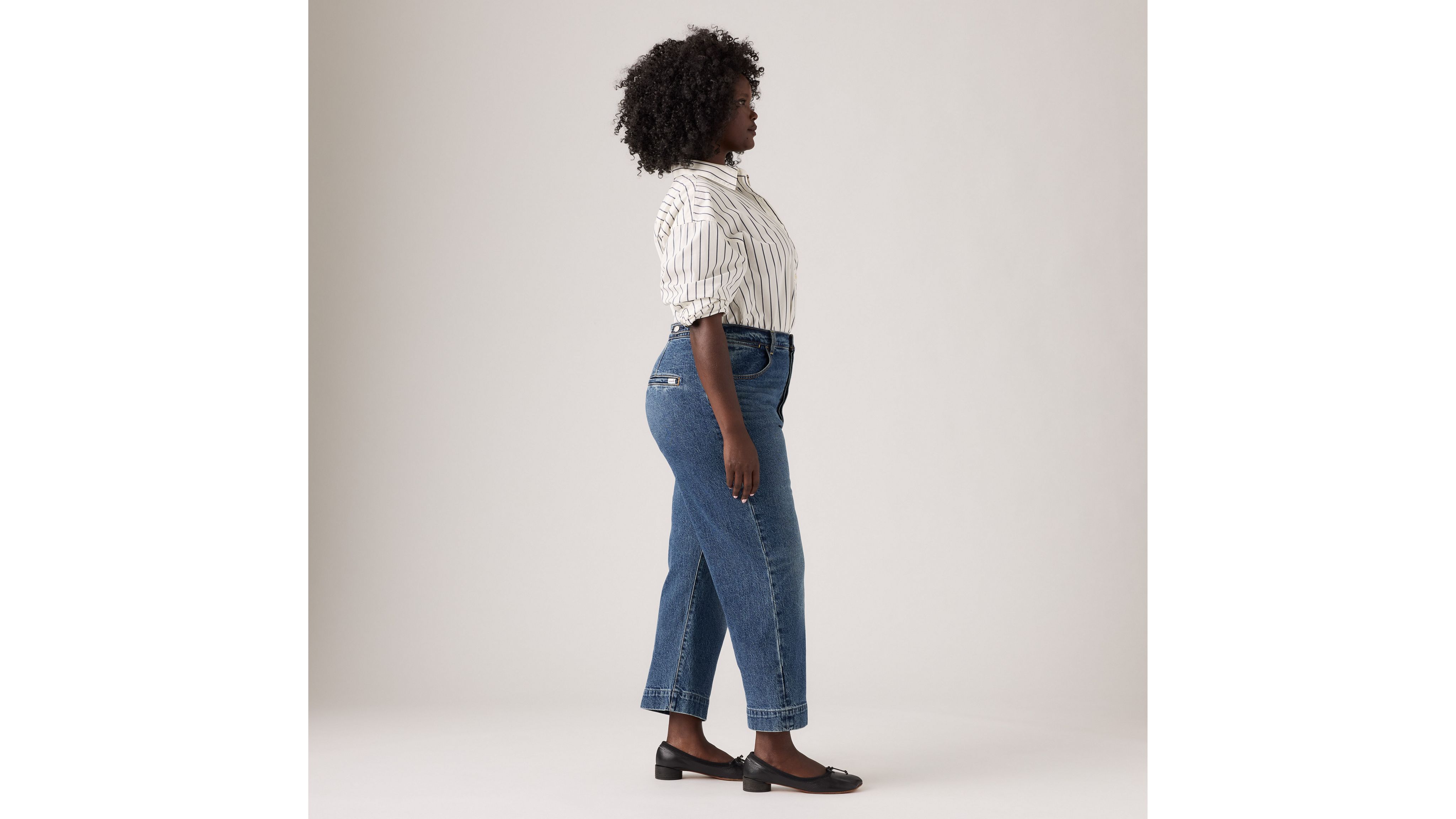 Ribcage Straight Ankle Tailored Jeans 10