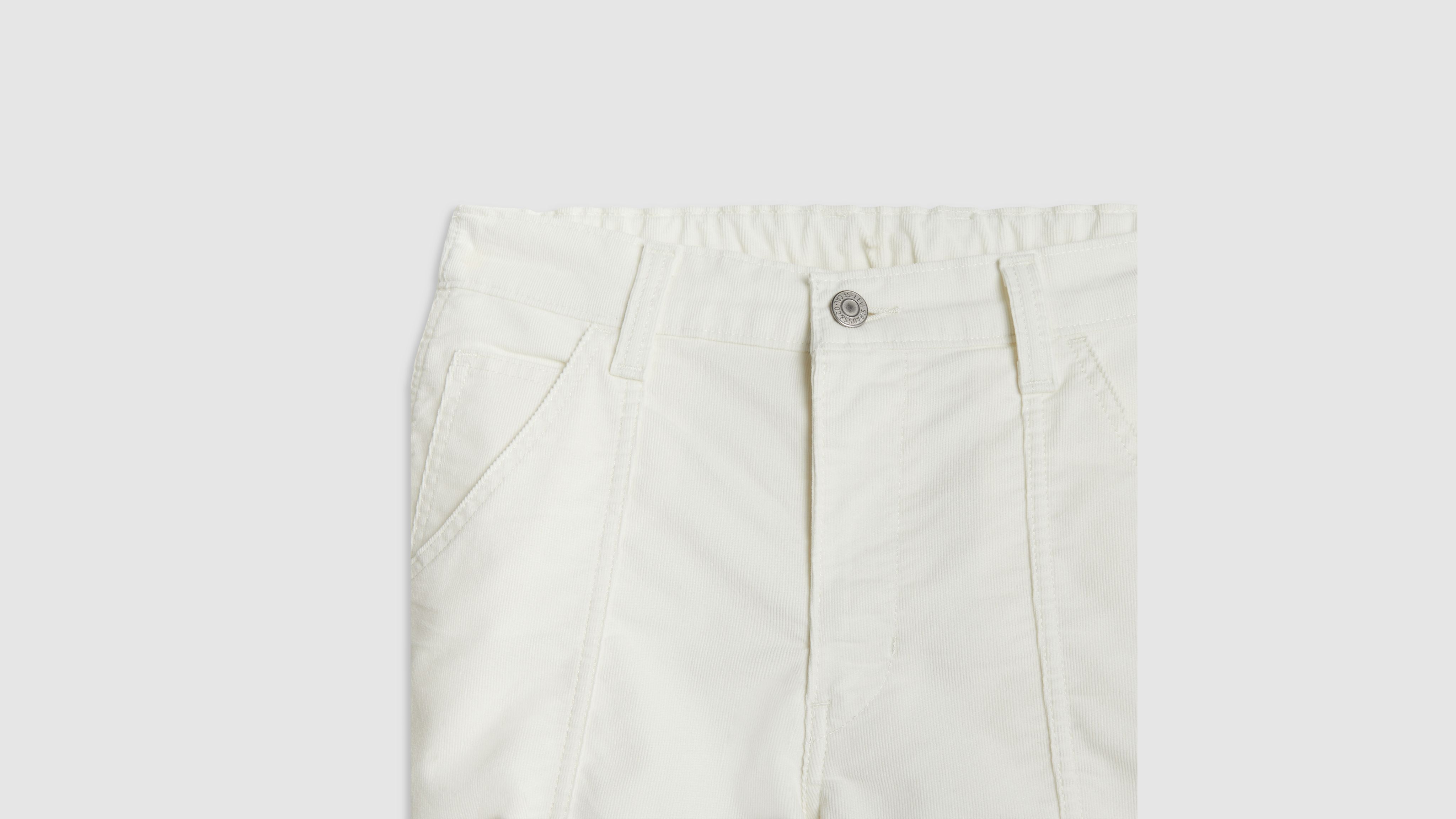 【BAON】Kowa Ivory Patch Carpender Bermuda Cotton Pants Linen-Blend Core Drawstring Pants | Cubavera