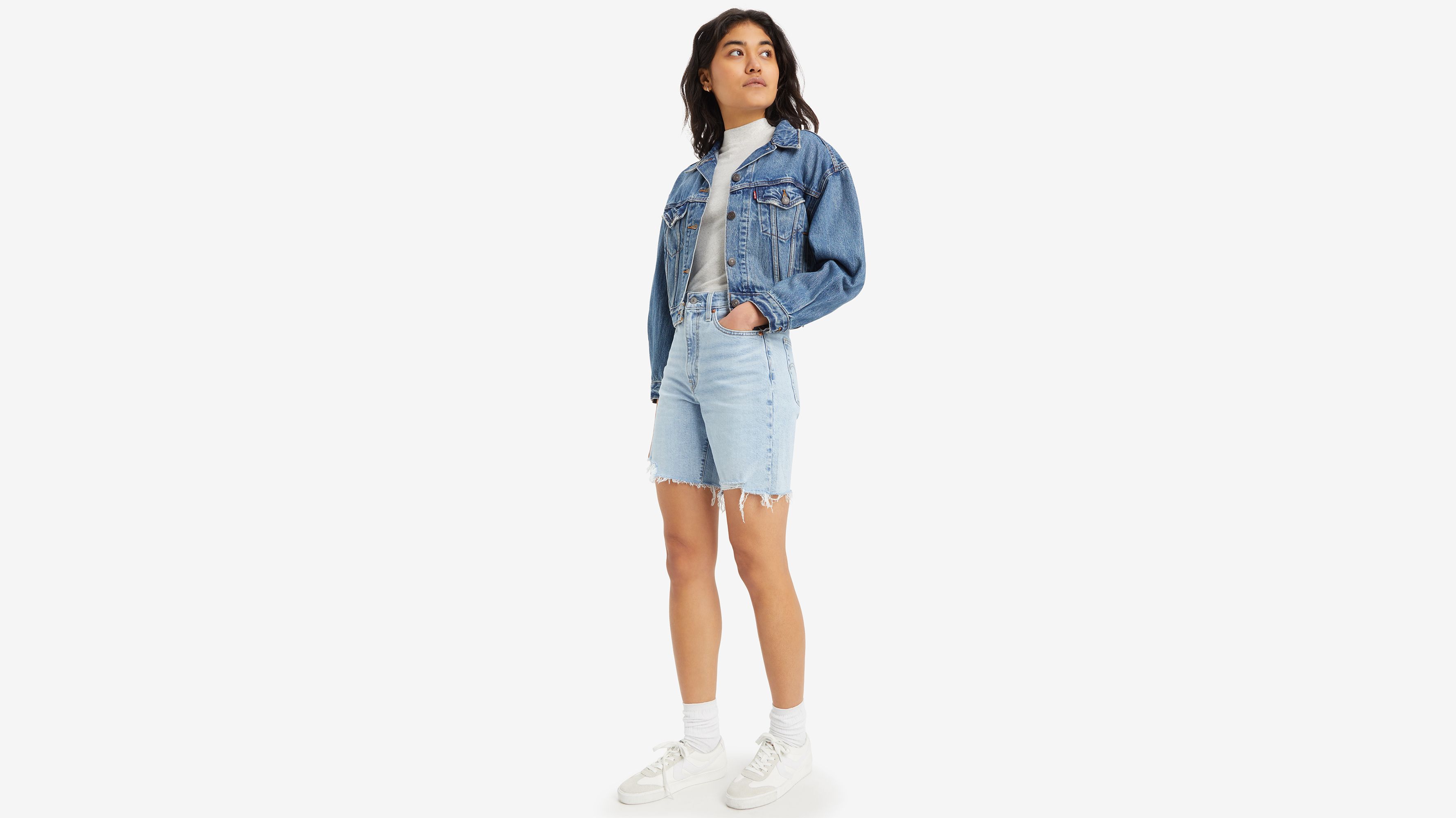 Ribcage Bermuda Shorts - Blue | Levi's® IS