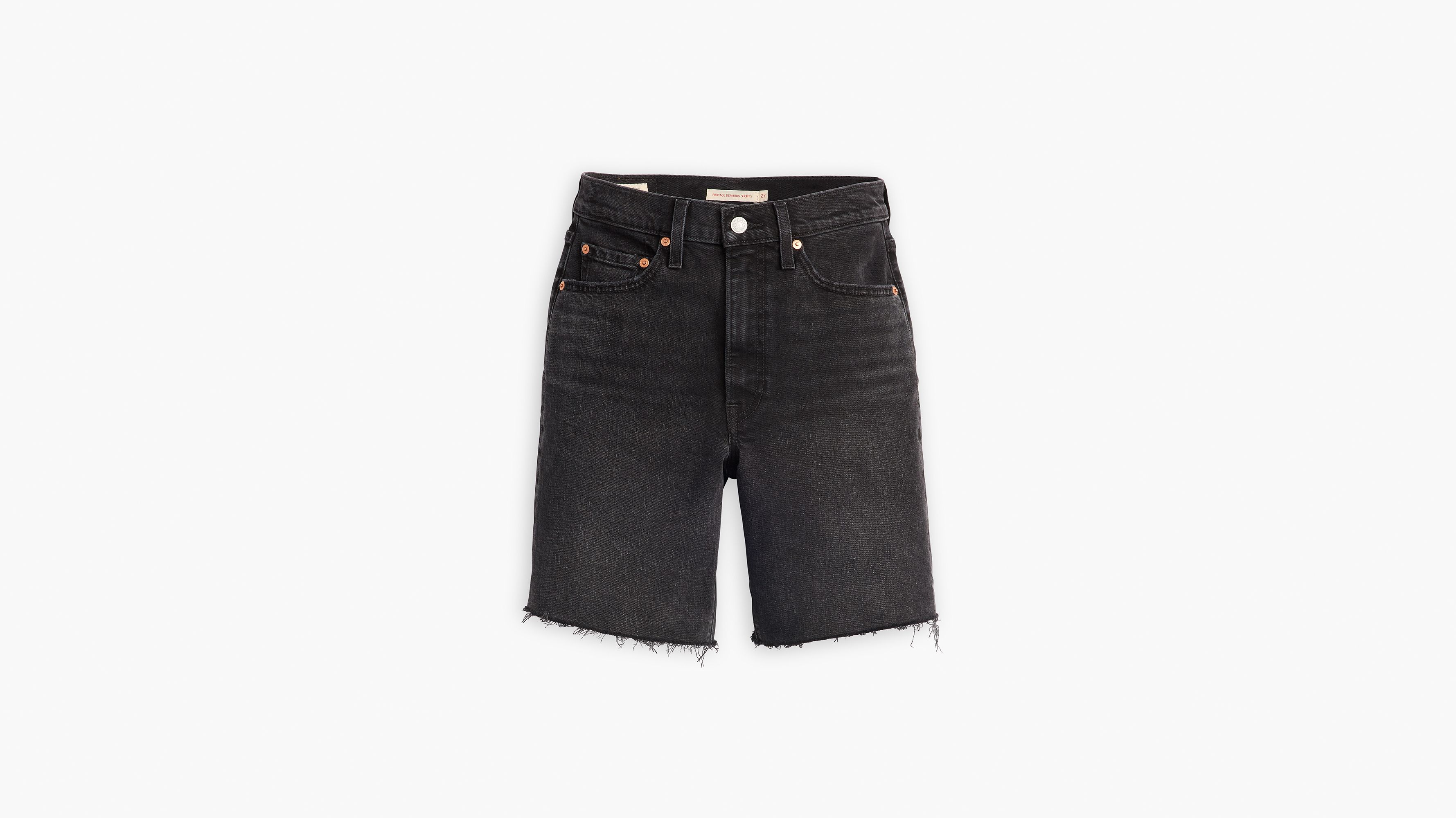 Ribcage Bermuda Shorts Black Levi s GB