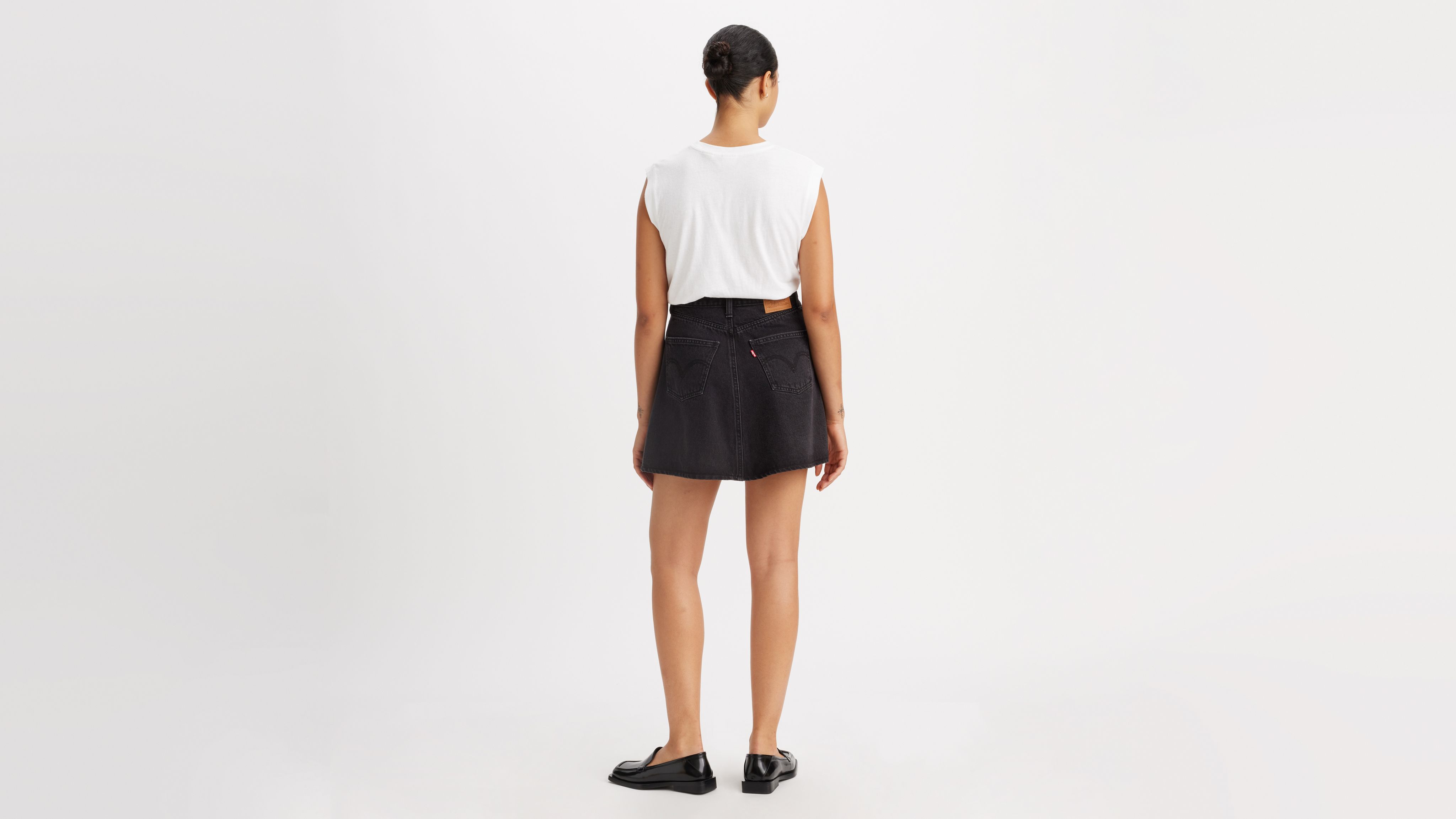 Mini Flounce Skirt - Black | Levi's® US