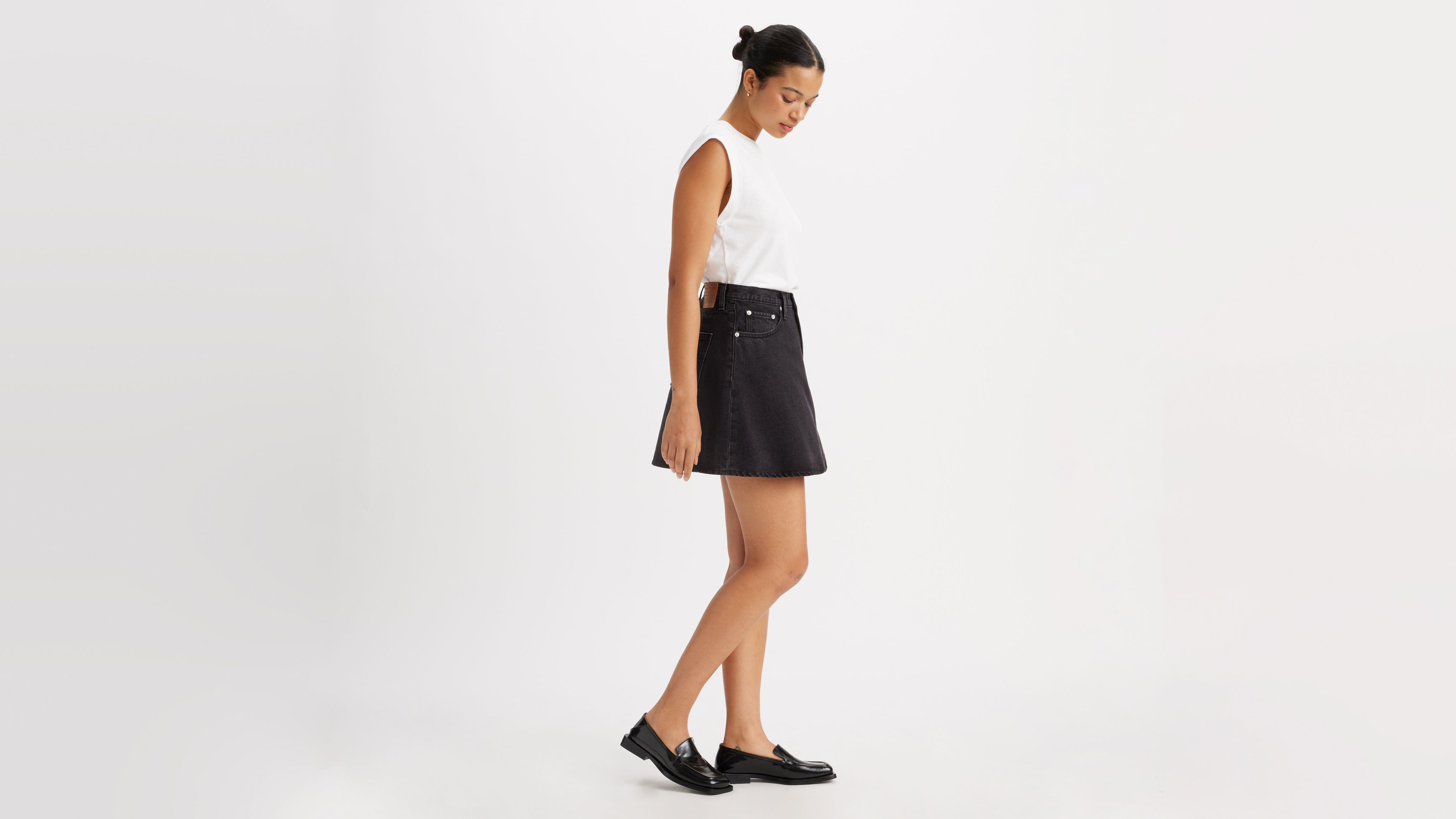 Mini Flounce Skirt - Black | Levi's® DE