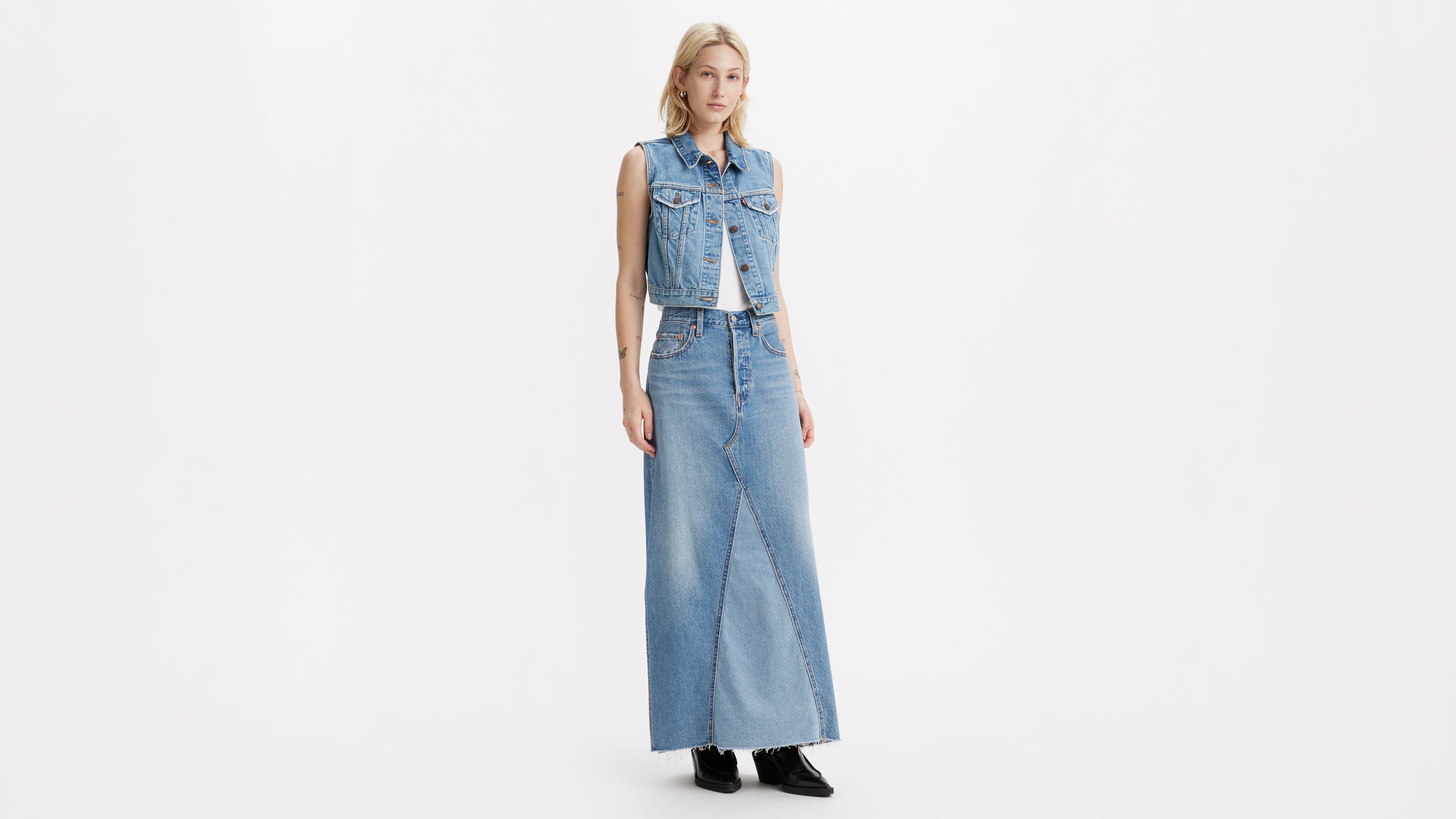 Shop Levi's Icon Long Skirt In Own It