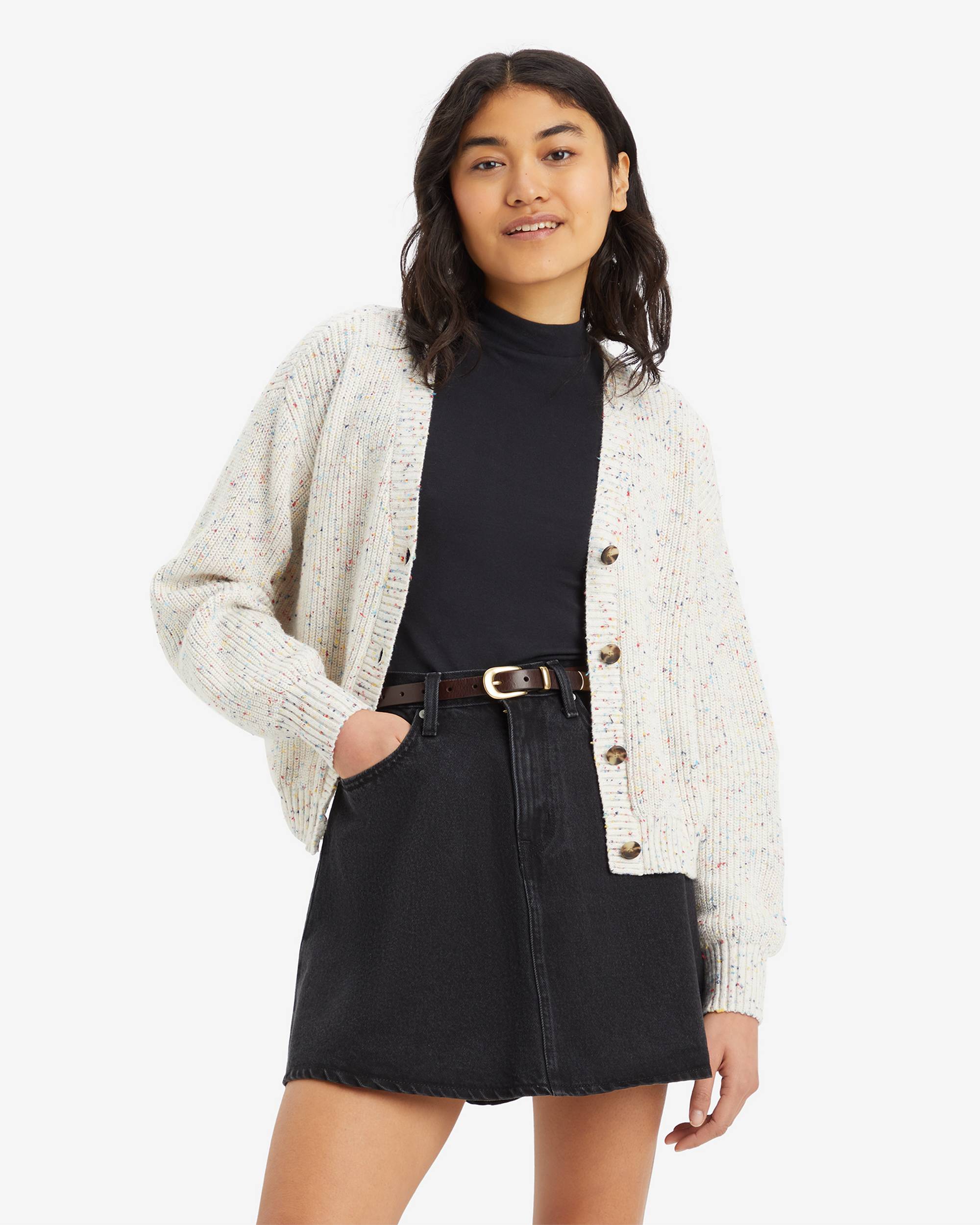 Snowflake Cardigan - White | Levi's® US Snowflake Cardigan - White | Levi's® US