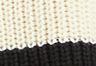 Butterfly Stripe Caviar - Black - Snowflake Cardigan