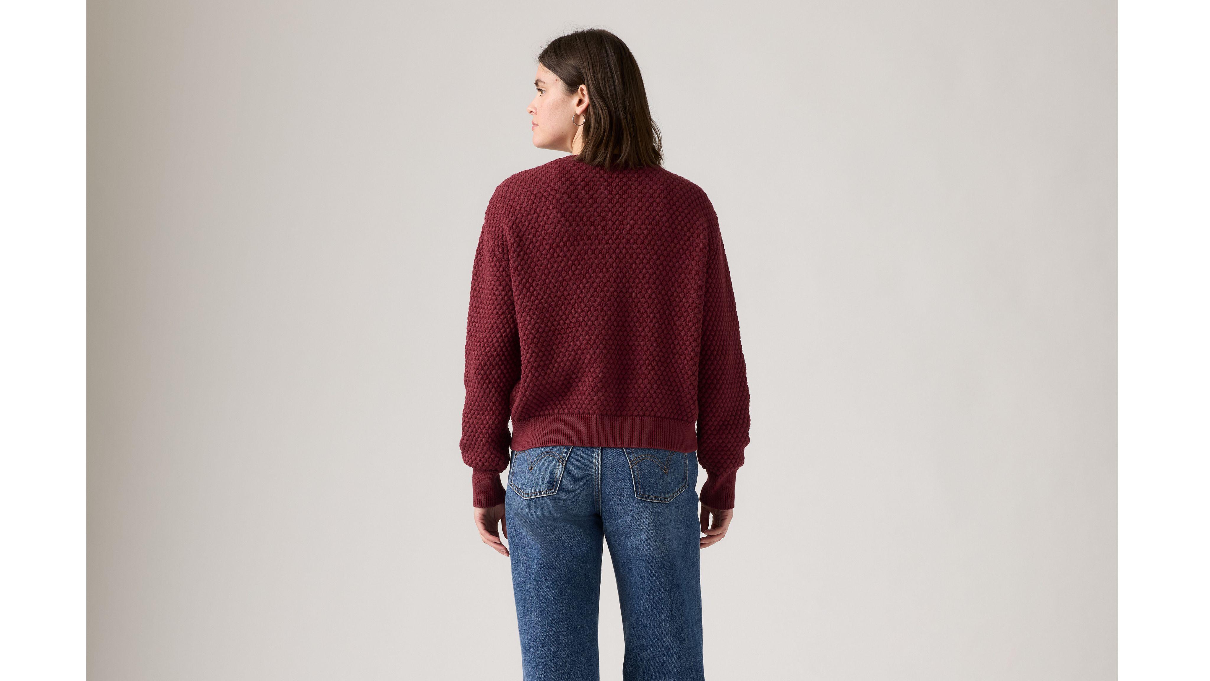 Levi's Snowflake Cardigan In Brown