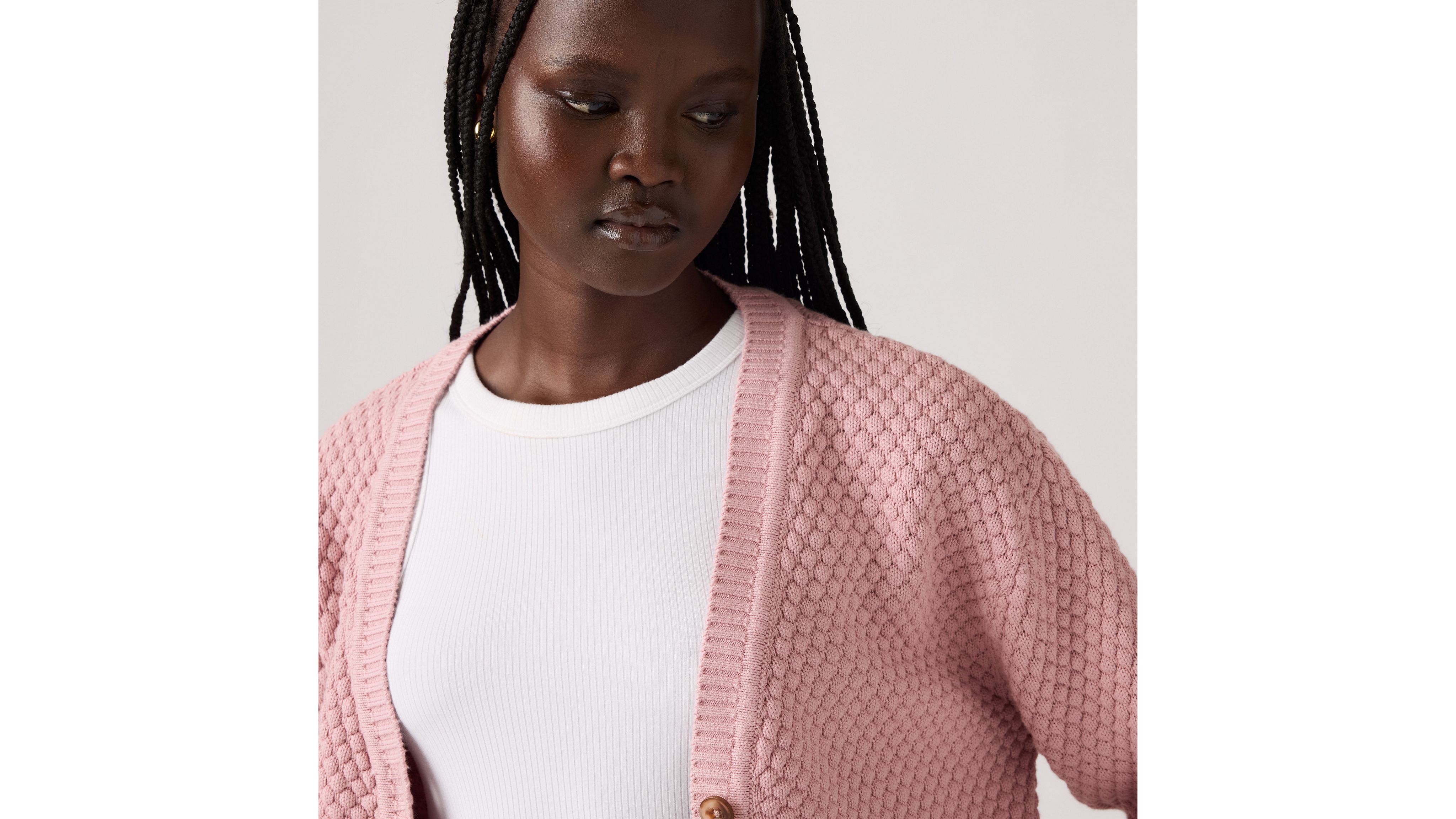 Levi's Snowflake Cardigan In Animal Print
