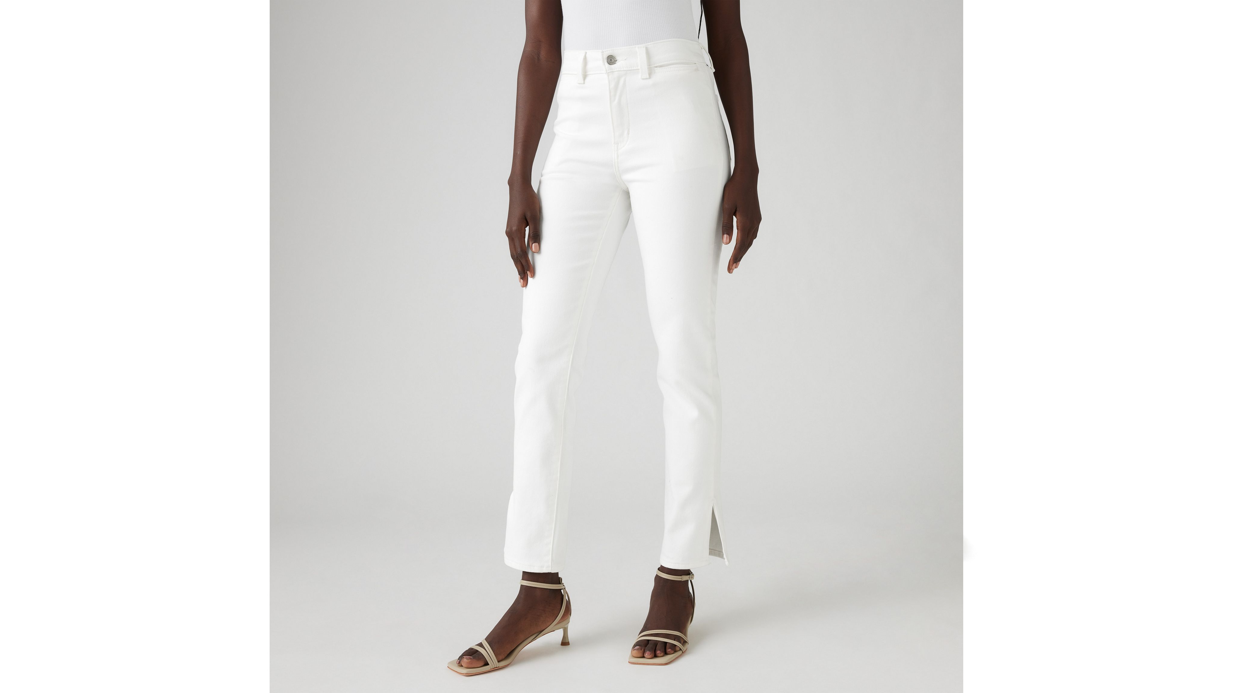 Levi's Tailored 724 High Rise Straight Women's Jeans 32x30 In Simply White