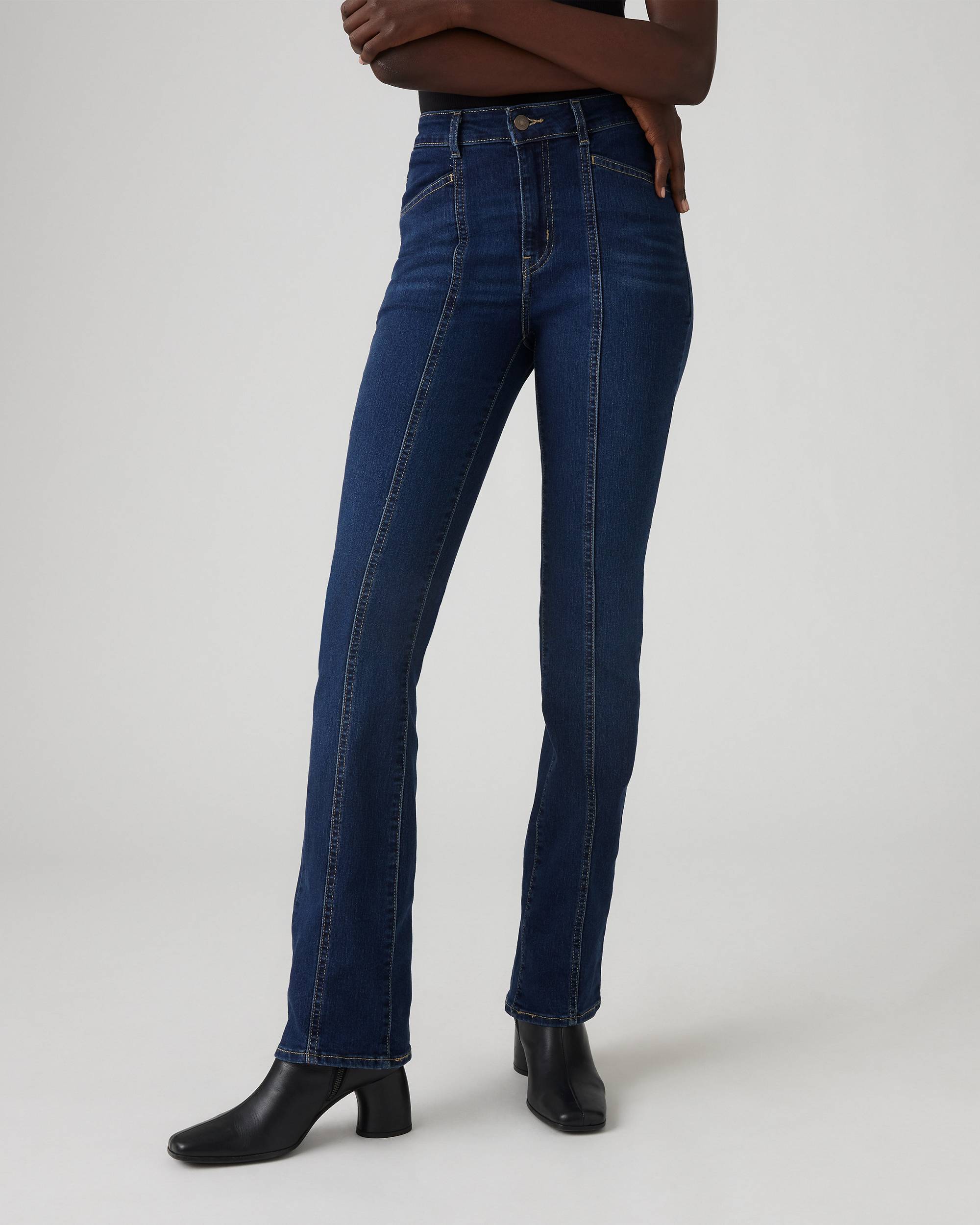 Retro 725 High Rise Bootcut Women's Jeans - Dark Wash Retro 725 High Rise Bootcut Women's Jeans - Dark Wash