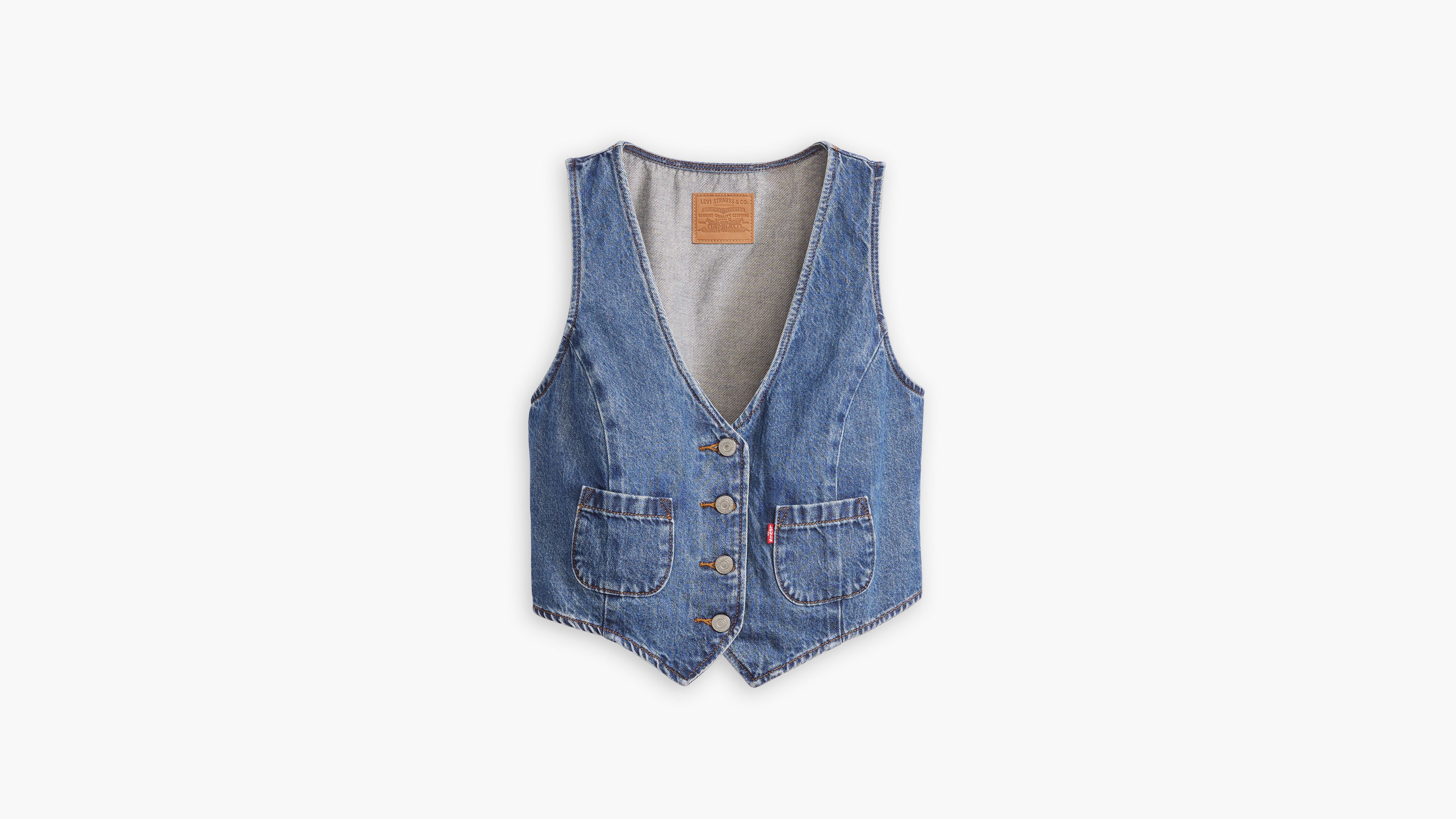 Tailored Denim Vest