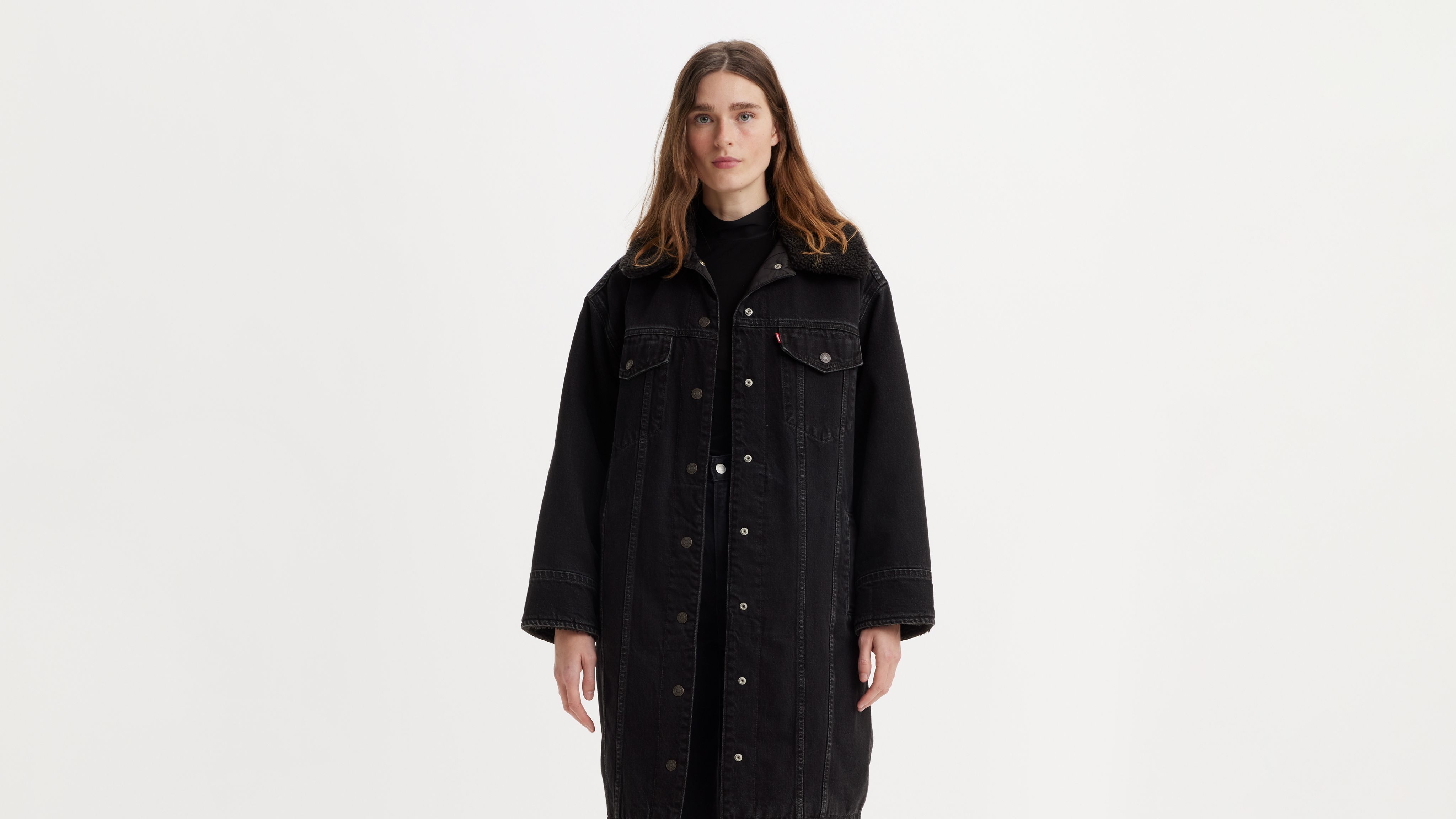 Longline Padded Trucker Jacket 5