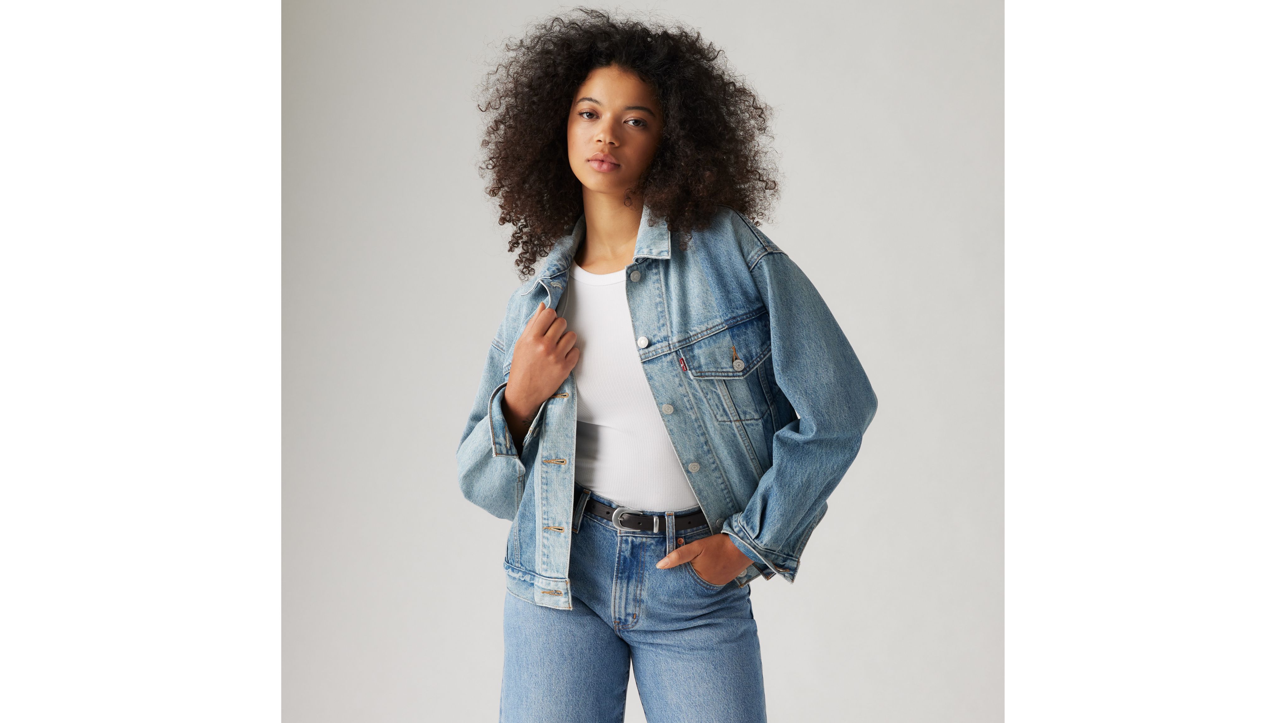 新品　 Jeans 90S DENIM JACKET M Mavi Women's Luna Denim Jacket In Mid Blue 90s – Mavi Jeans