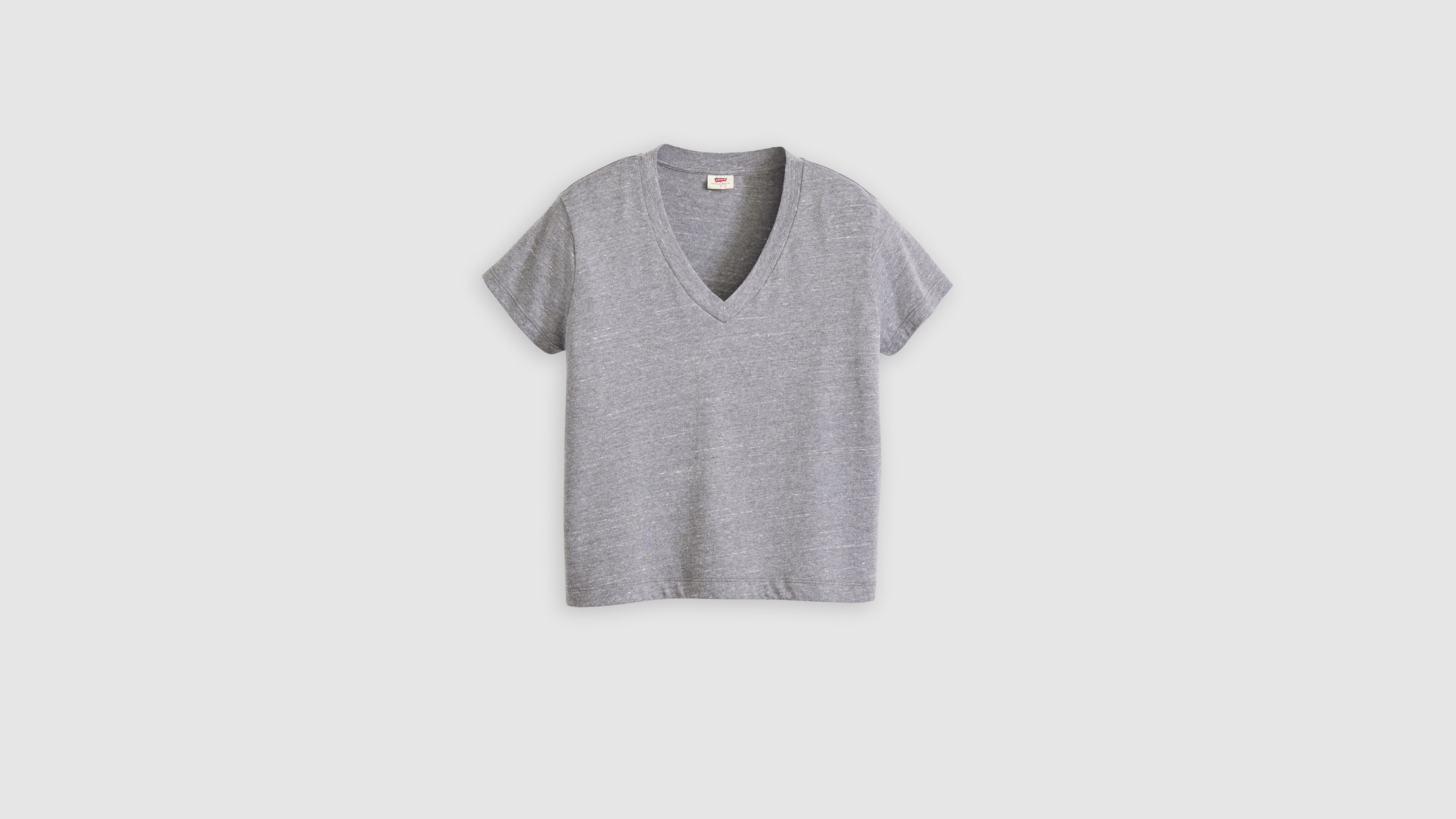 Boxy V-Neck T-Shirt