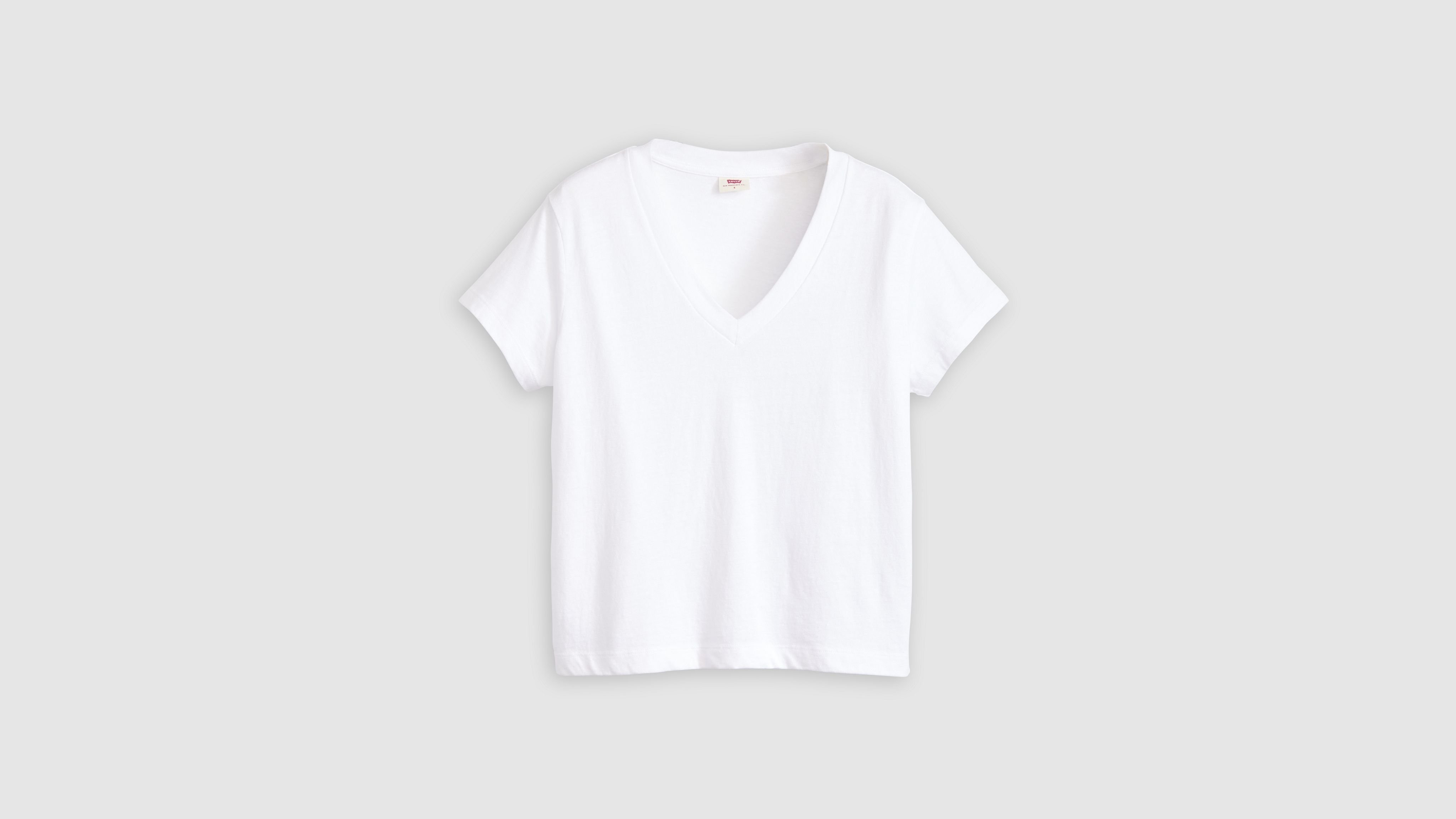 Boxy V-Neck T-Shirt