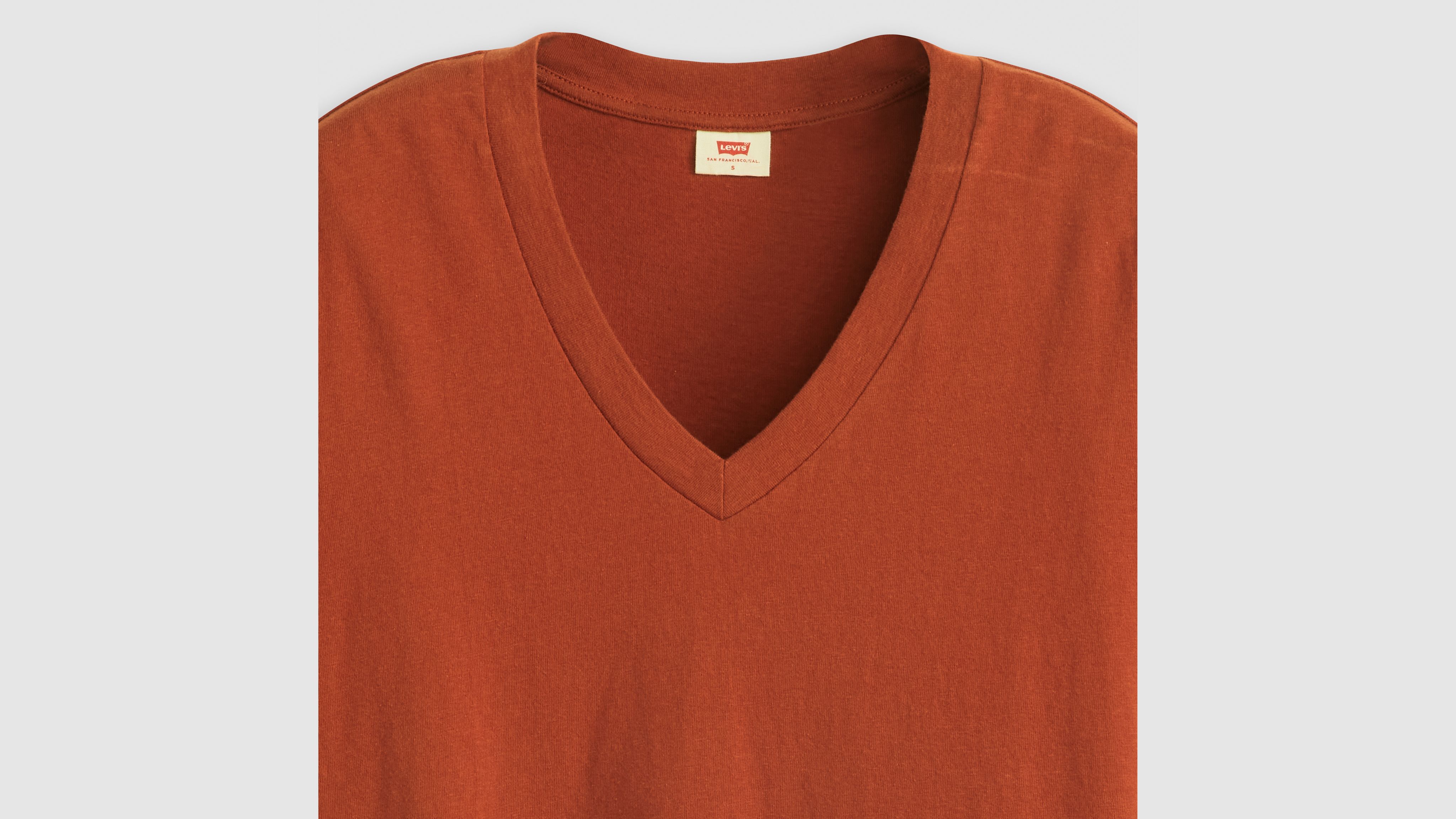 Boxy V-Neck T-Shirt 6