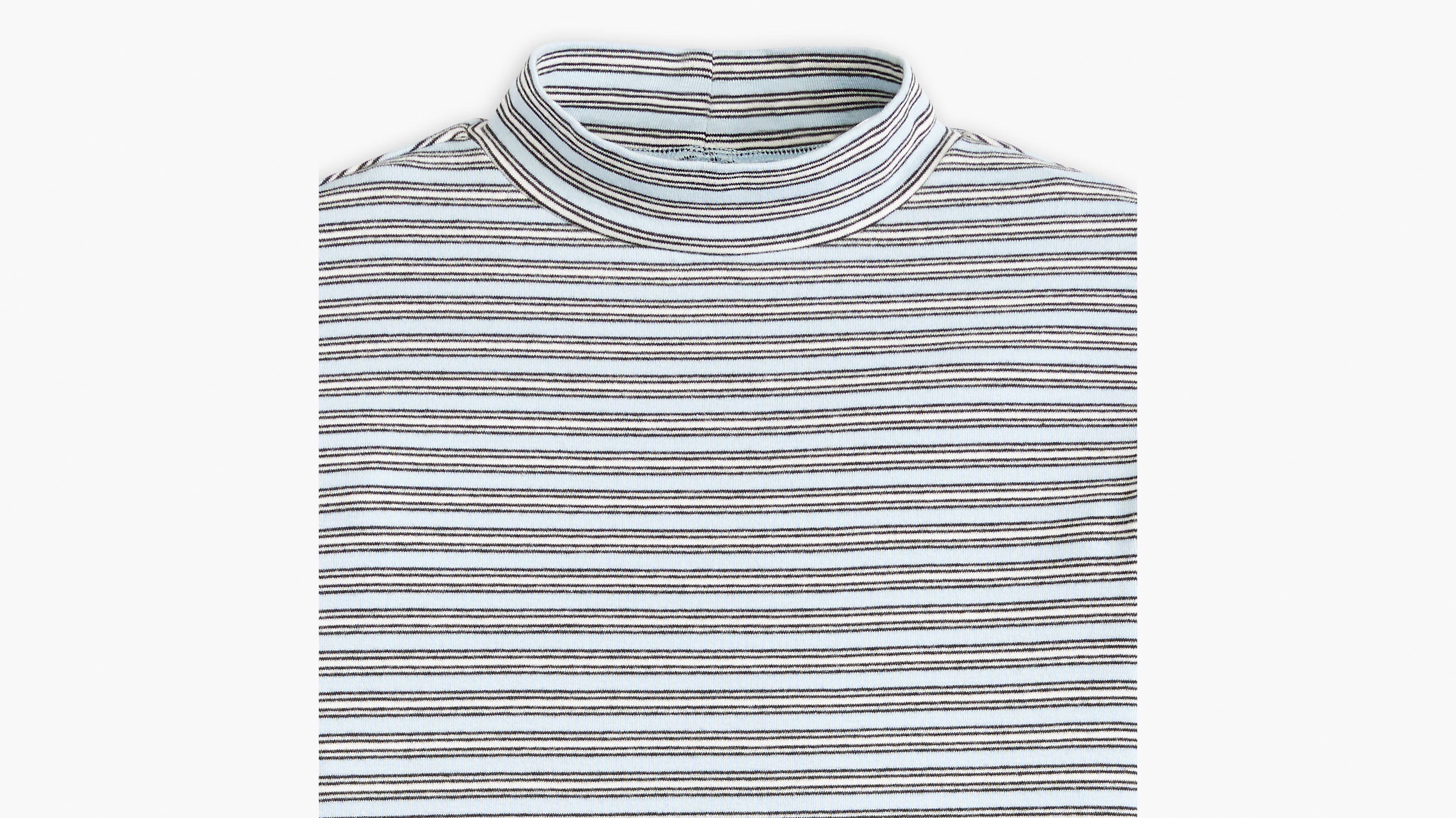 Levi's Effortless Long Sleeve T-shirt In Lunar Stripe Burgundy