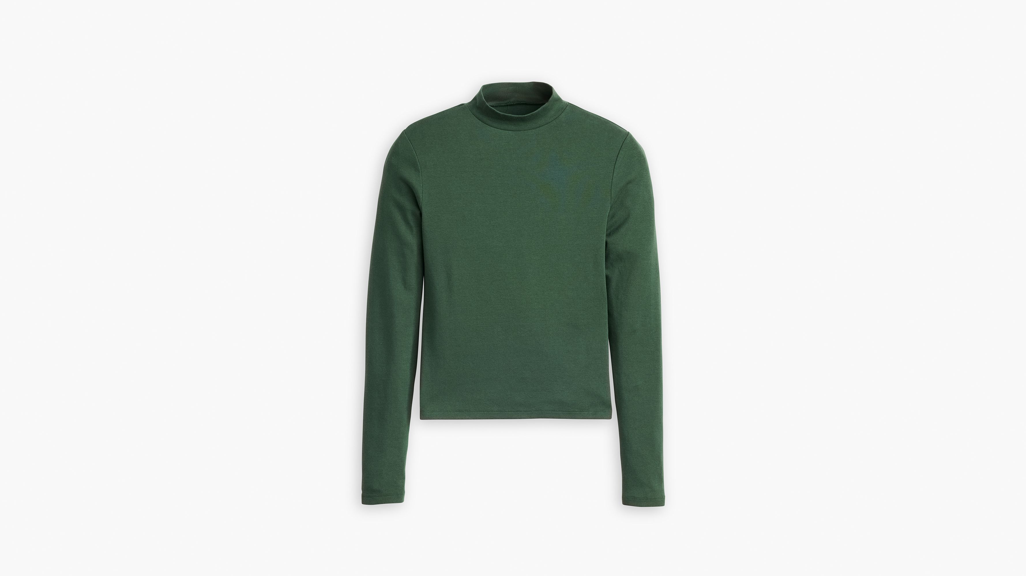 Levi's Effortless Long Sleeve T-shirt In Python Green