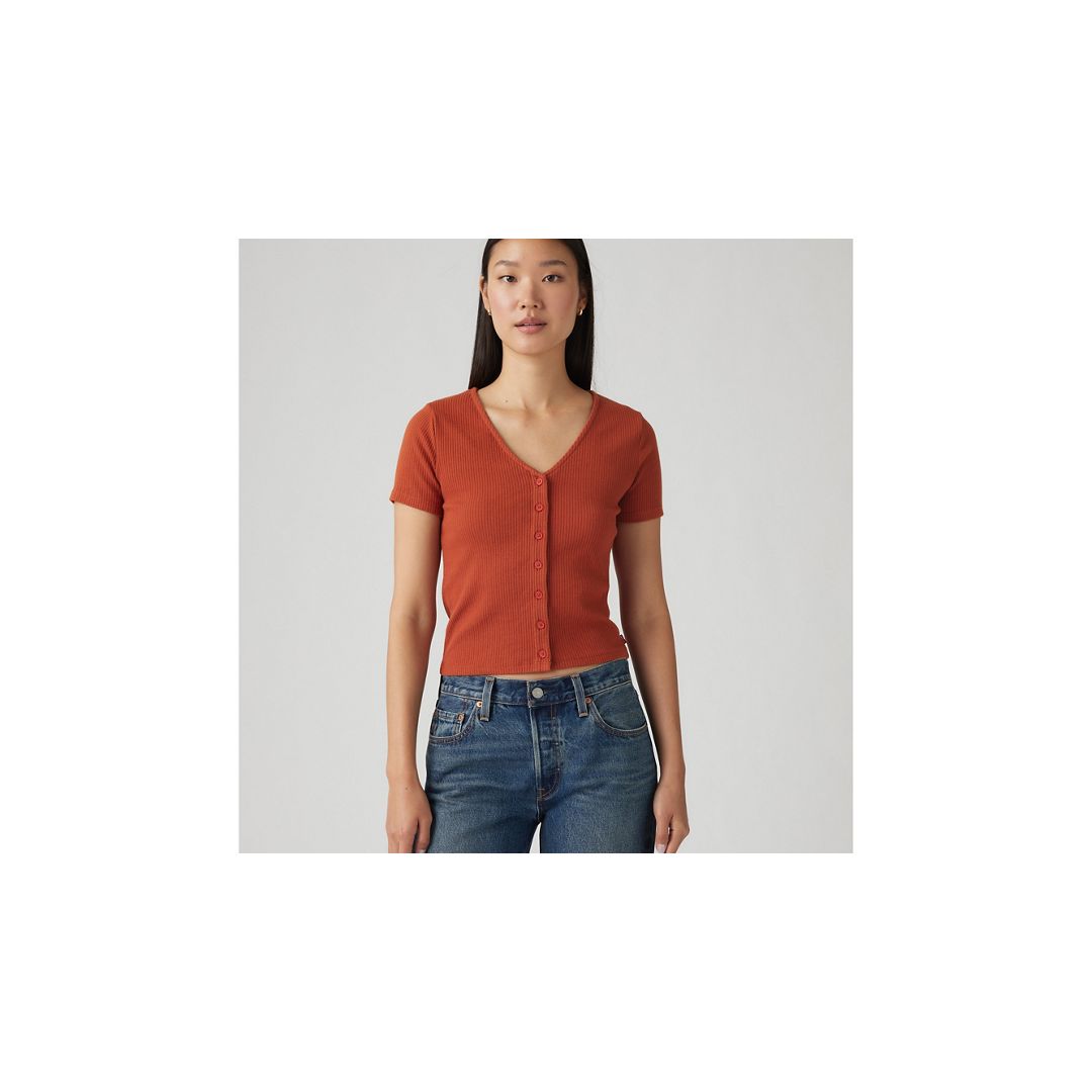 Levi's Muse Short-sleeve Tee T-shirt In Red