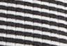 Vanilla Stripe Caviar Cotton - Black - Muse Long Sleeve Tee