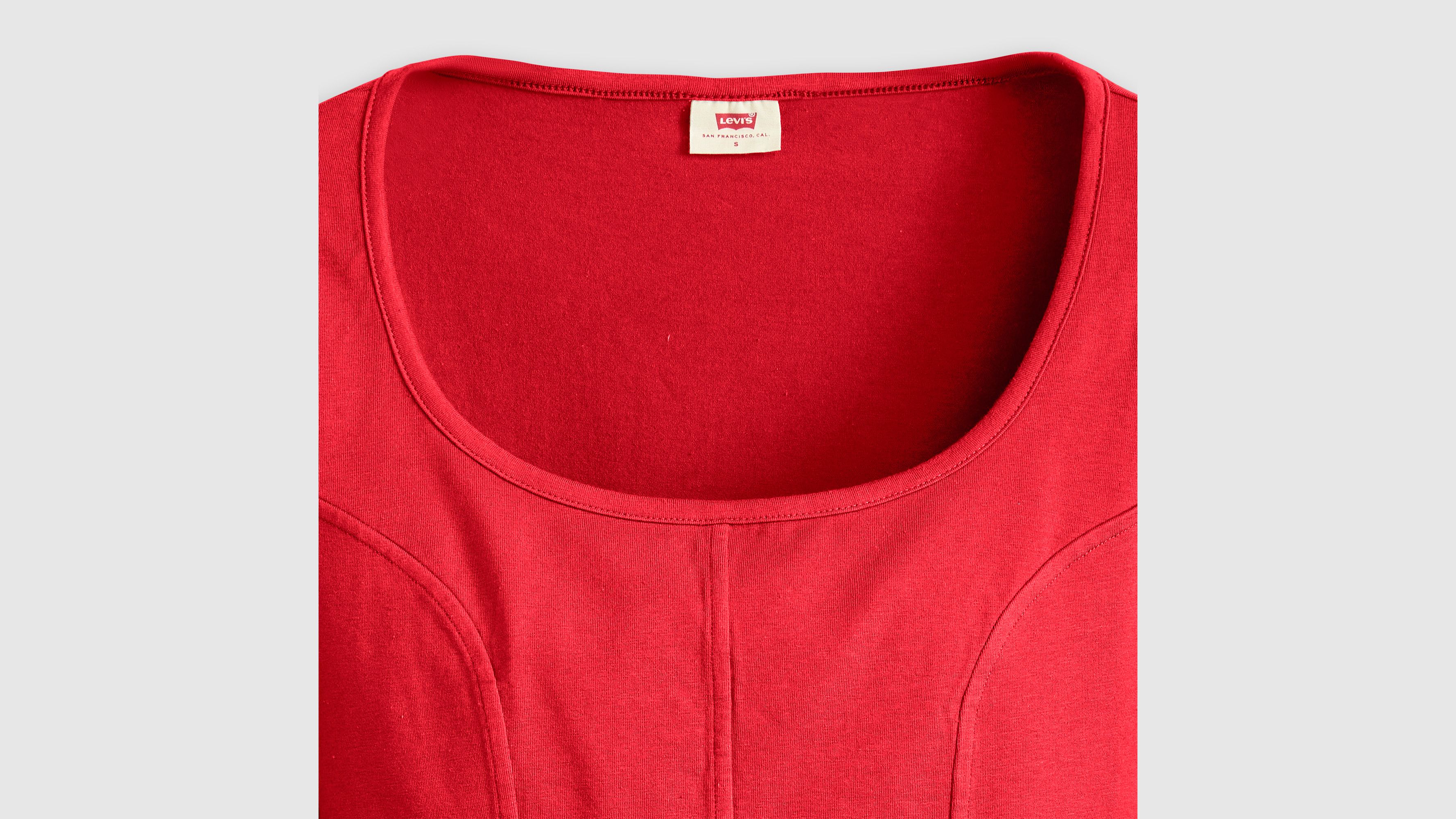 トップス the red thread S heart fit tops A87880004-front-pdp?$onmodelfront$