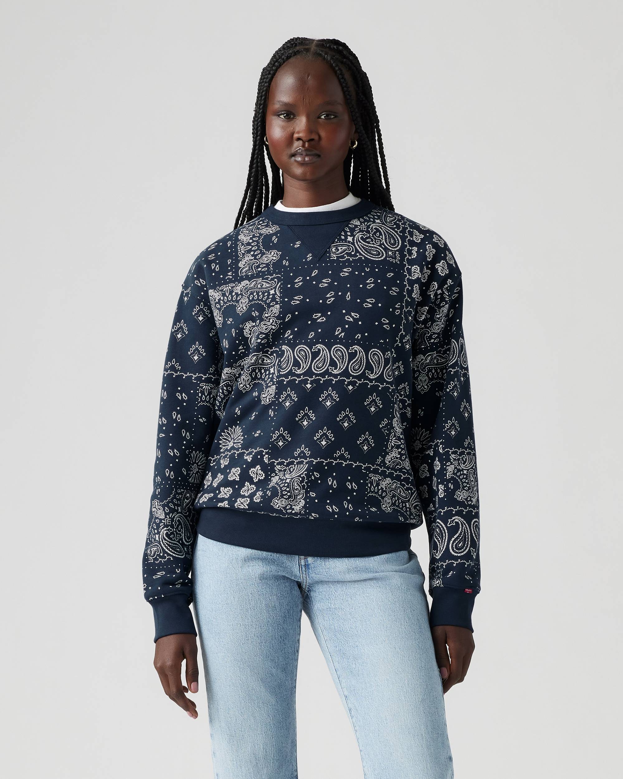 Heritage Crewneck Sweatshirt - Blue | Levi's® US Heritage Crewneck Sweatshirt - Blue | Levi's® US