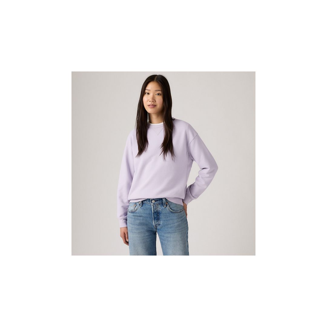 Levi's Heritage Crewneck Sweatshirt In Neutral
