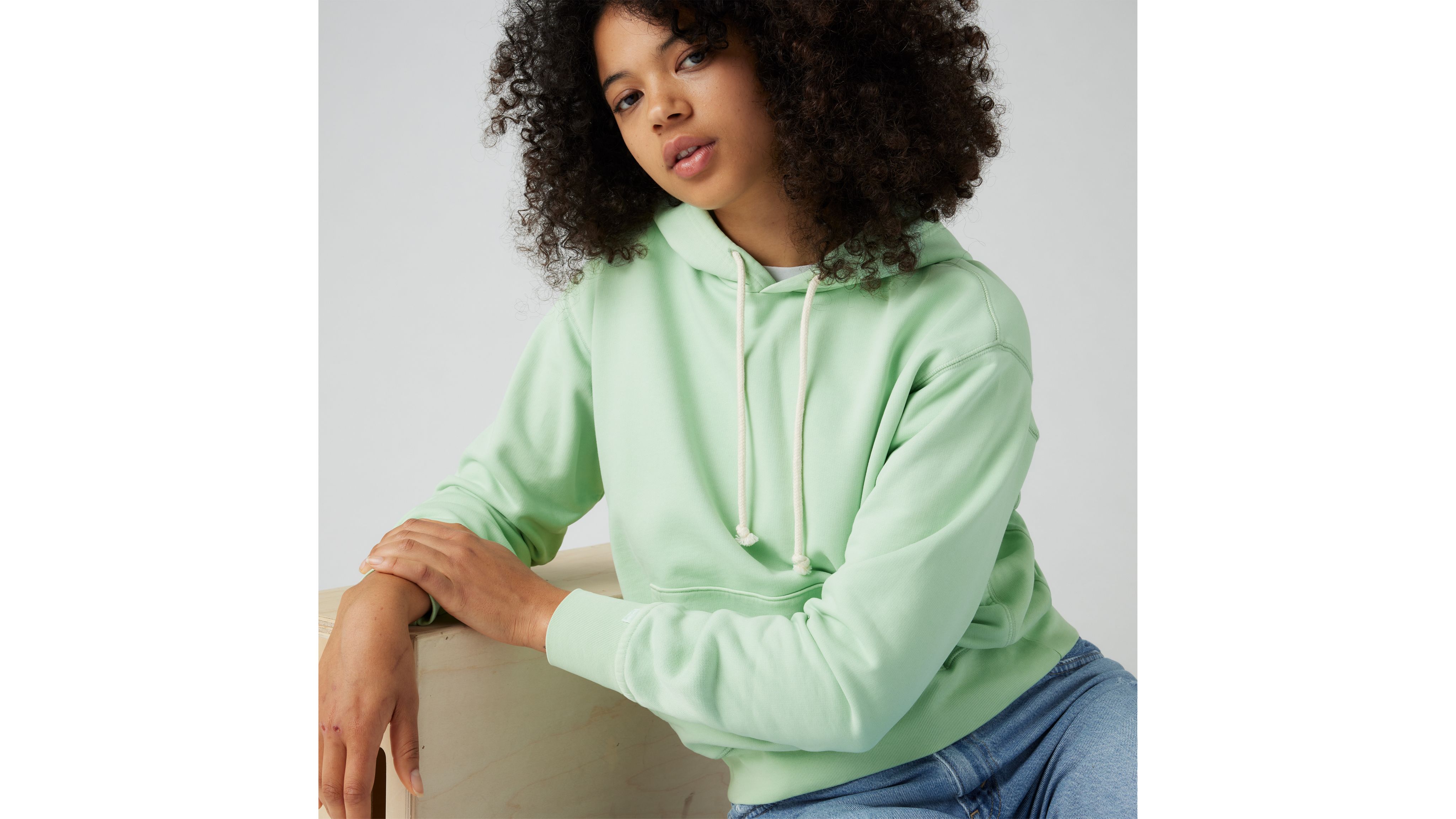 su_do スード wide sweat「HARVARD」light green su_do スード