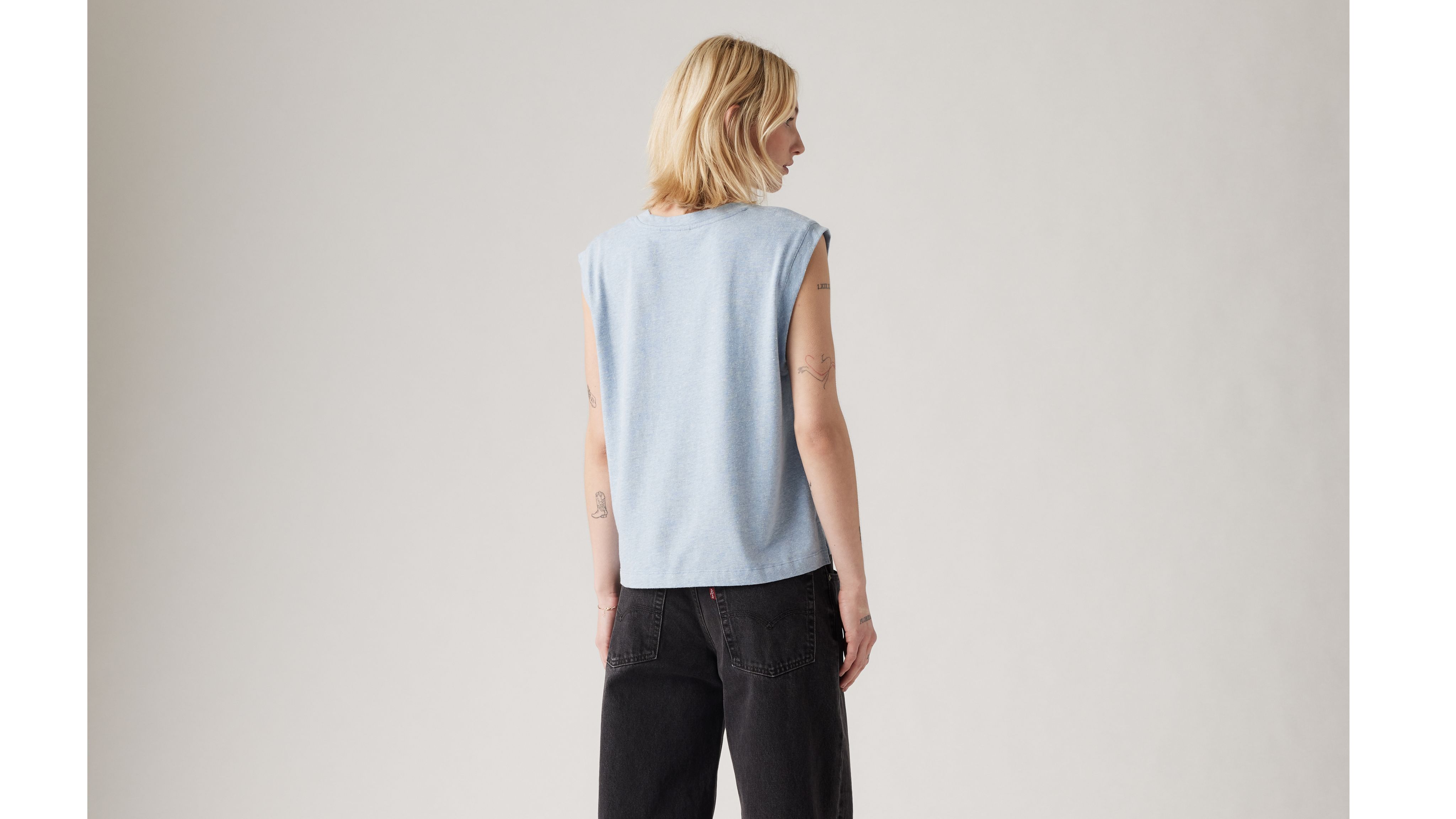 Boxy Tank Top - Blue | Levi's® CA
