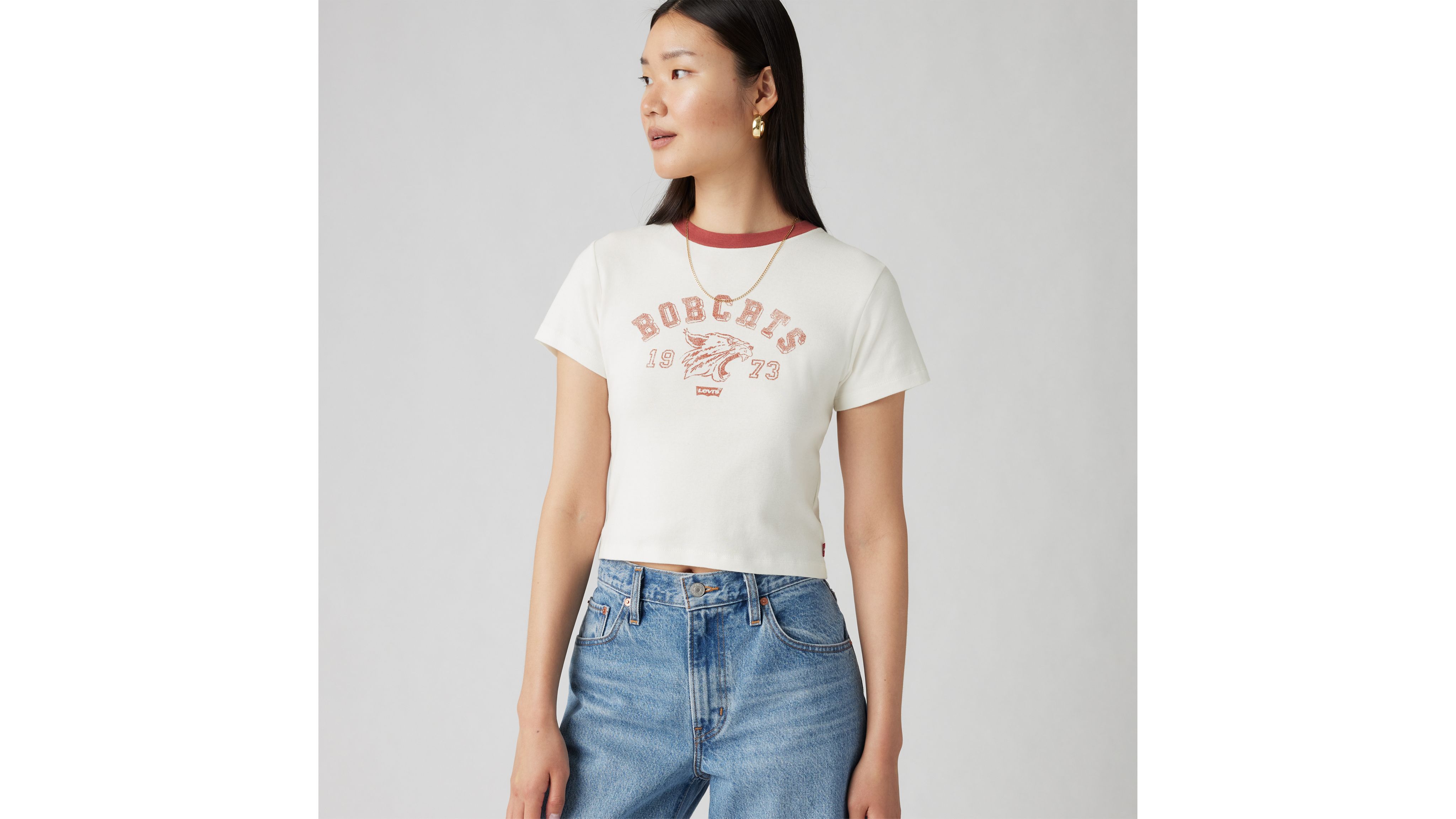 tシャツ LOGO BRA TOP レディース ビッグロゴ クロップTシャツ / REEBOK IDENTITY BIG LOGO CROP