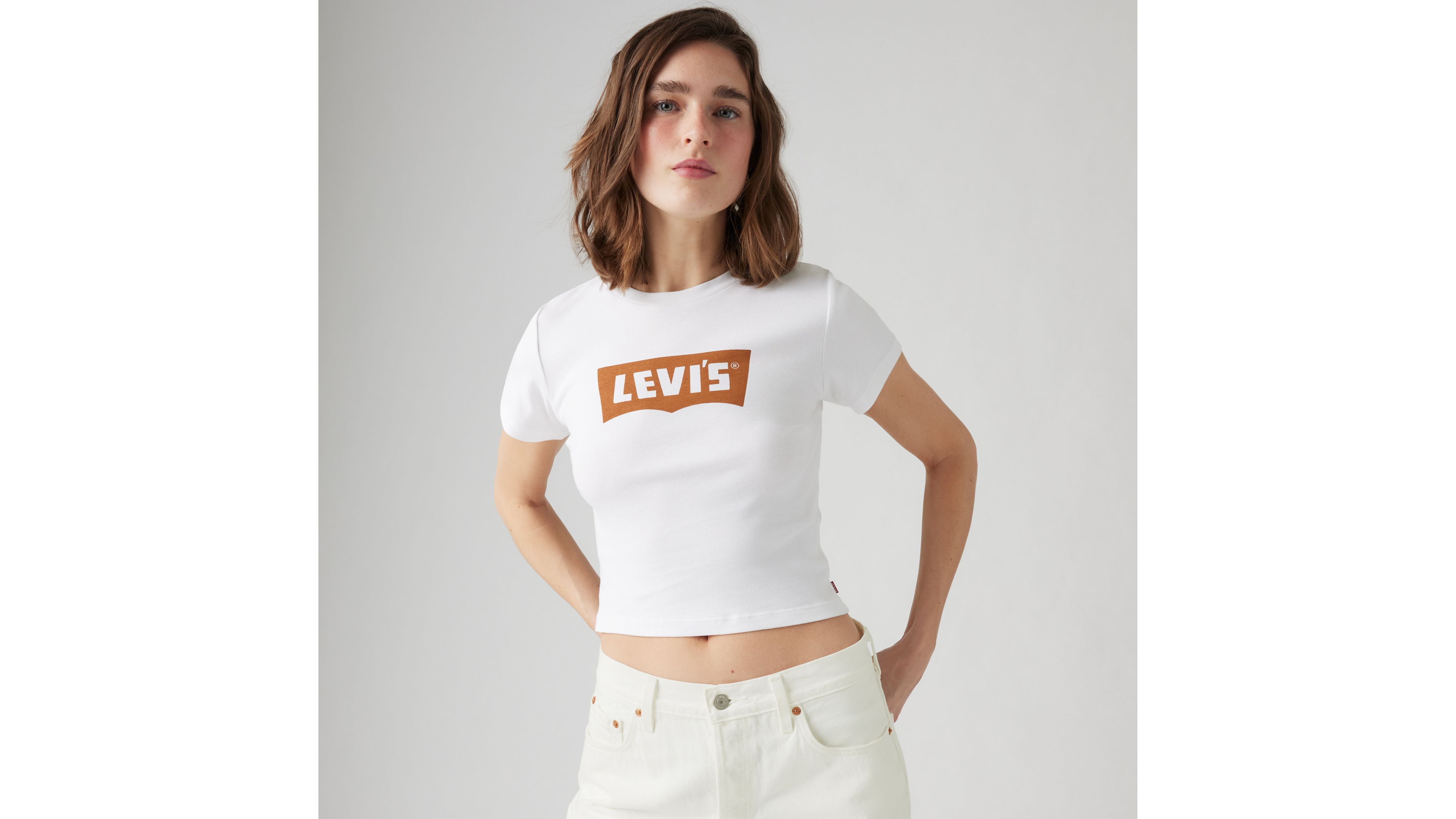 Levi's Graphic Essential Sporty T-shirt In Vintage Pecan