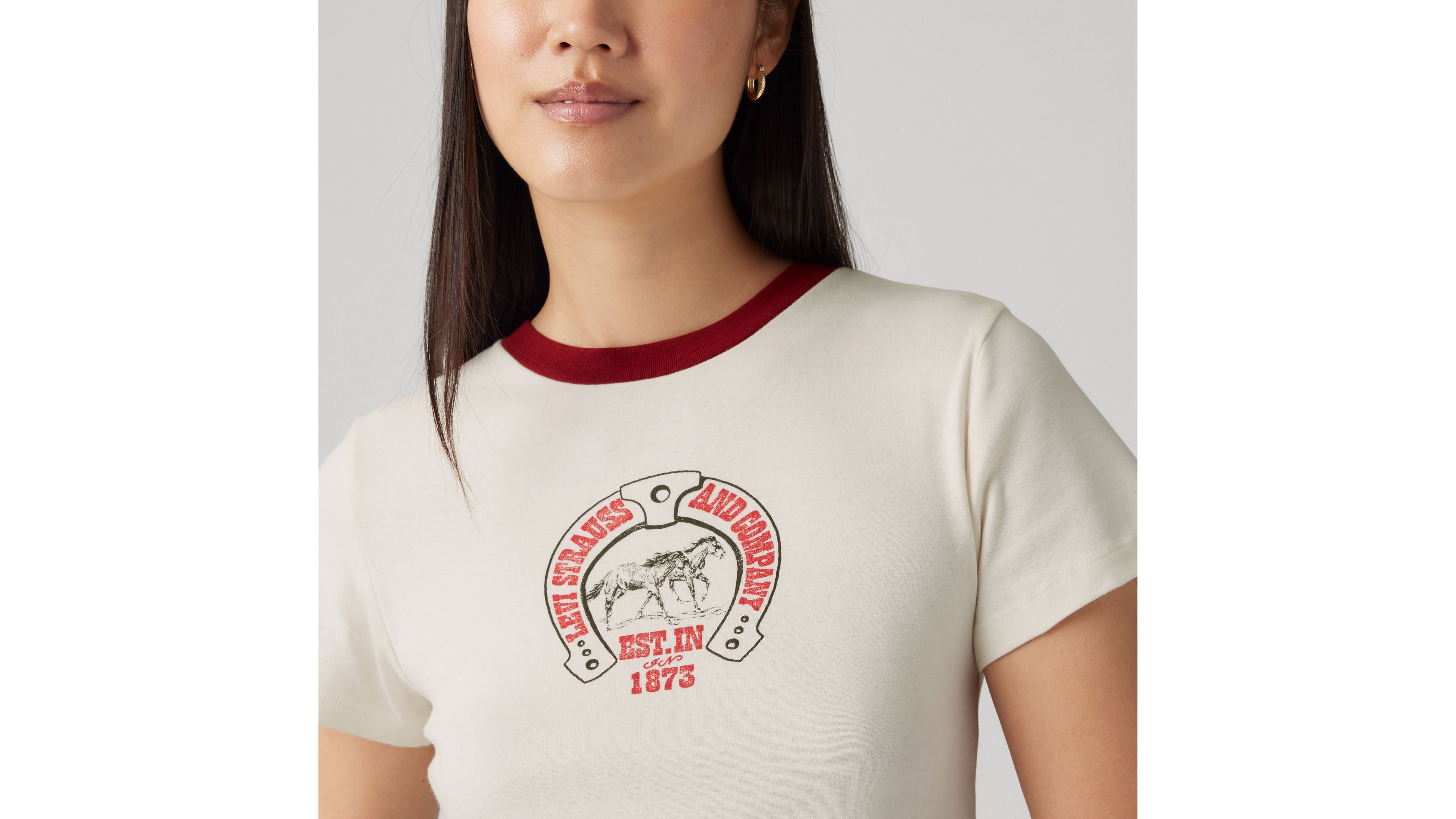 Levi's Graphic Essential Sporty T-shirt In Sugar Swizzle