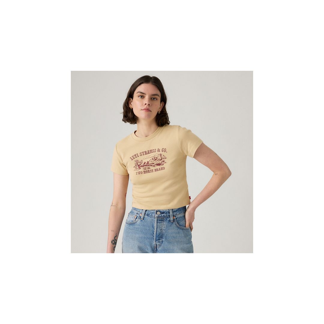Levi's Graphic Logo Essential Sporty Tee T-Shirt - Women's M