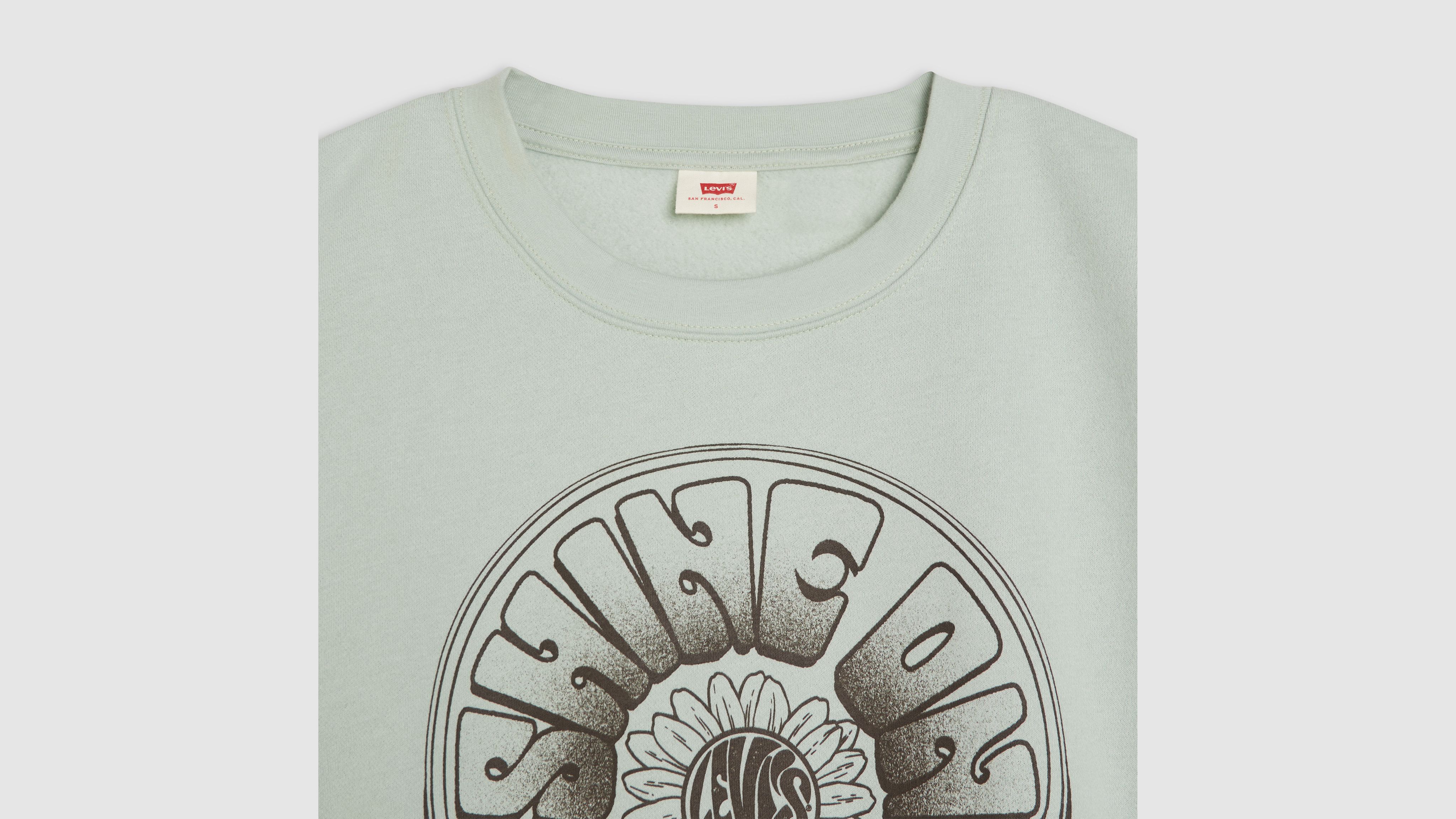 Graphic Everyday Crewneck Sweatshirt - Green | Levi's® US