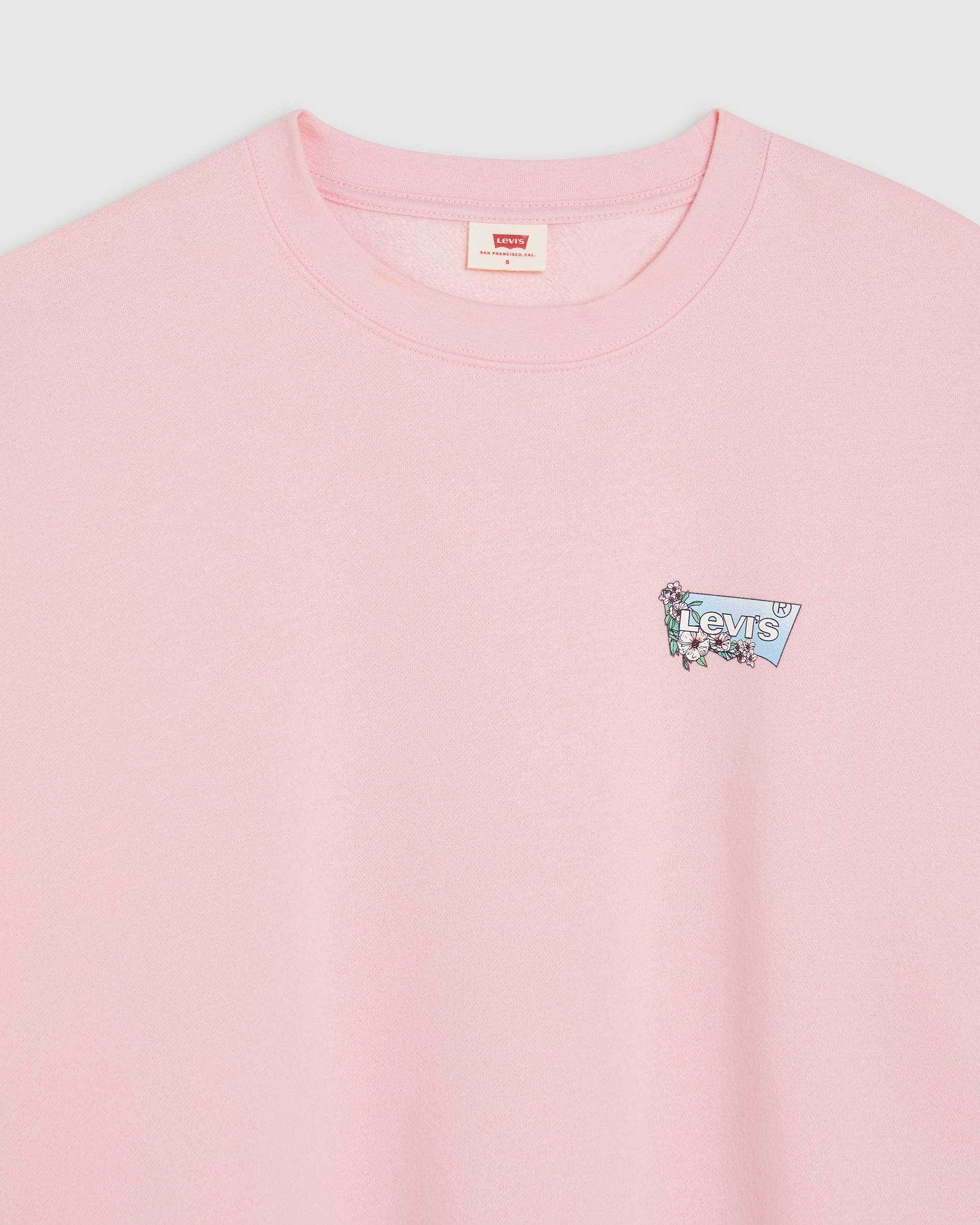 Graphic Everyday Crewneck Sweatshirt - Pink | Levi's® GB Graphic Everyday Crewneck Sweatshirt - Pink | Levi's® GB