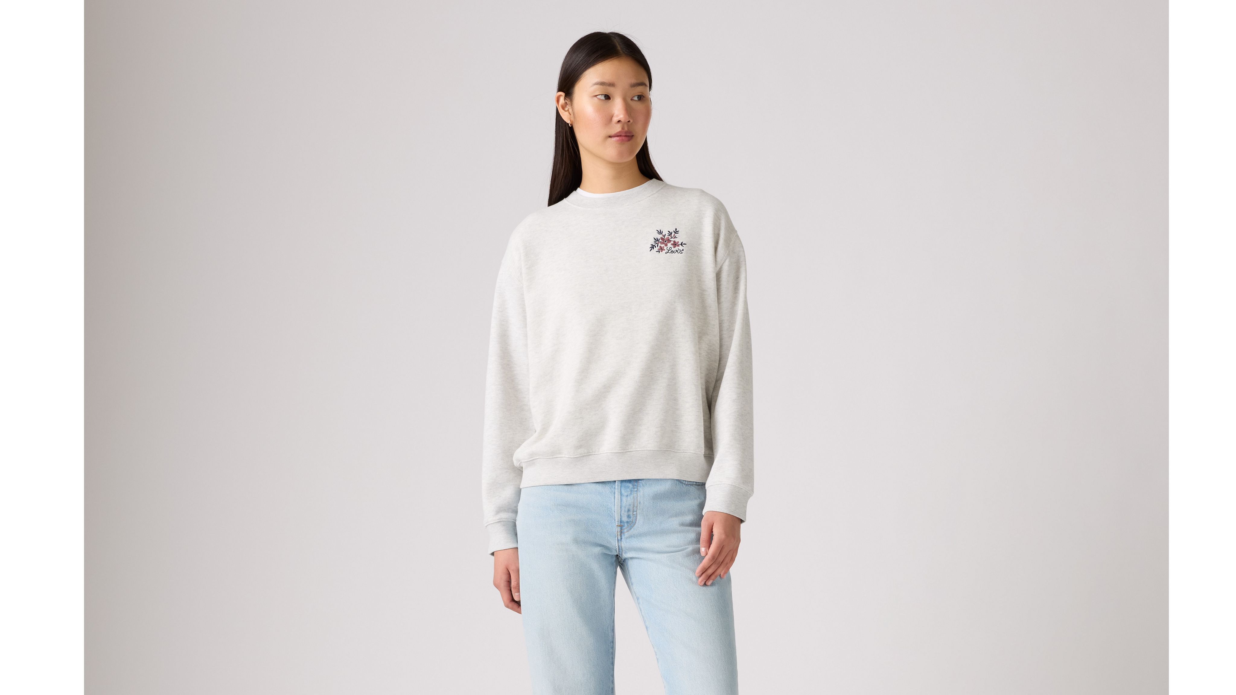 【美品✨】MIESROHE IBIZA SWEAT PULLOVERスウェット Graphic Everyday Crew Sweatshirt - Grey | Levi's® MC
