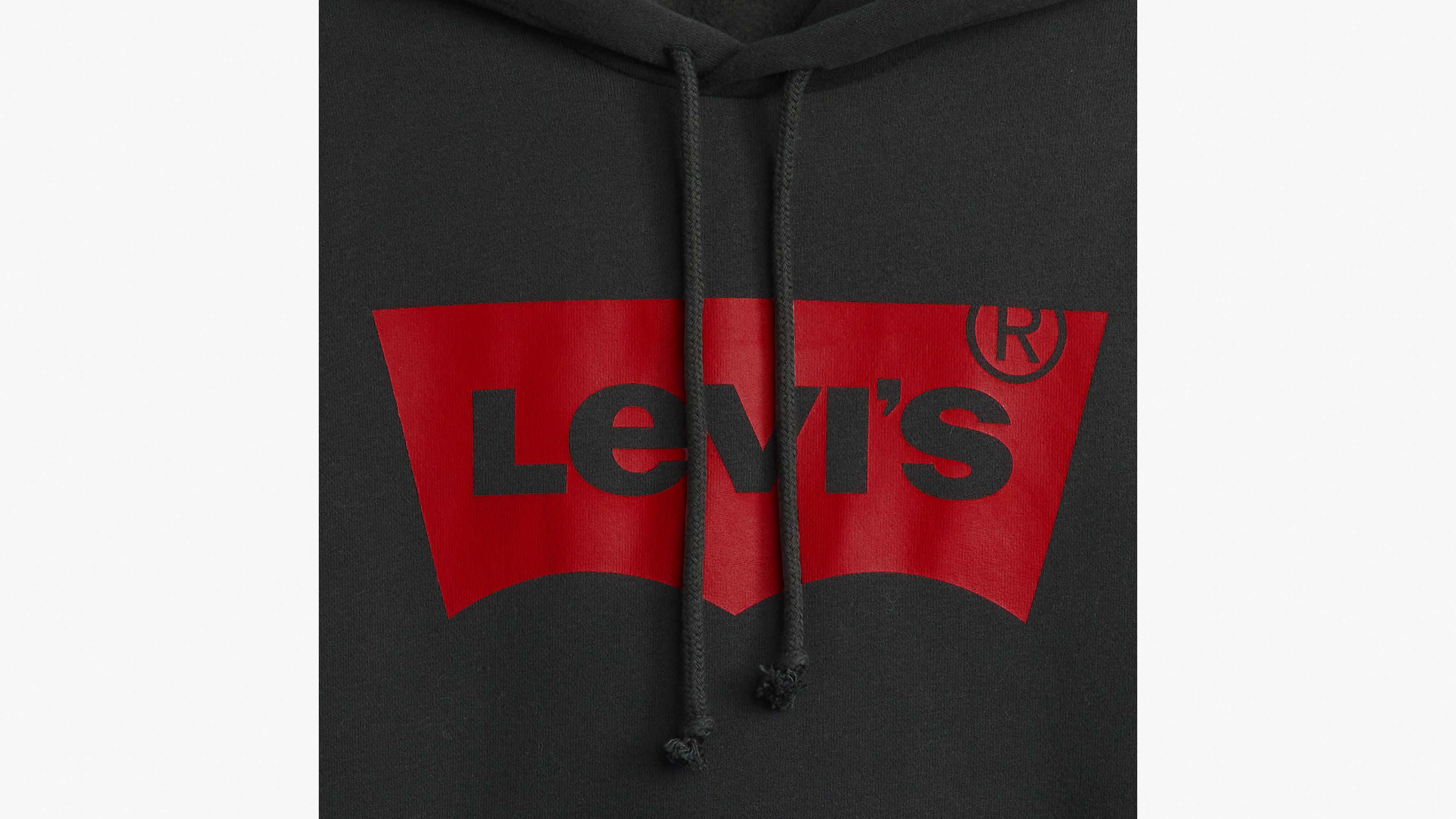 Black and red levi hoodie clearance