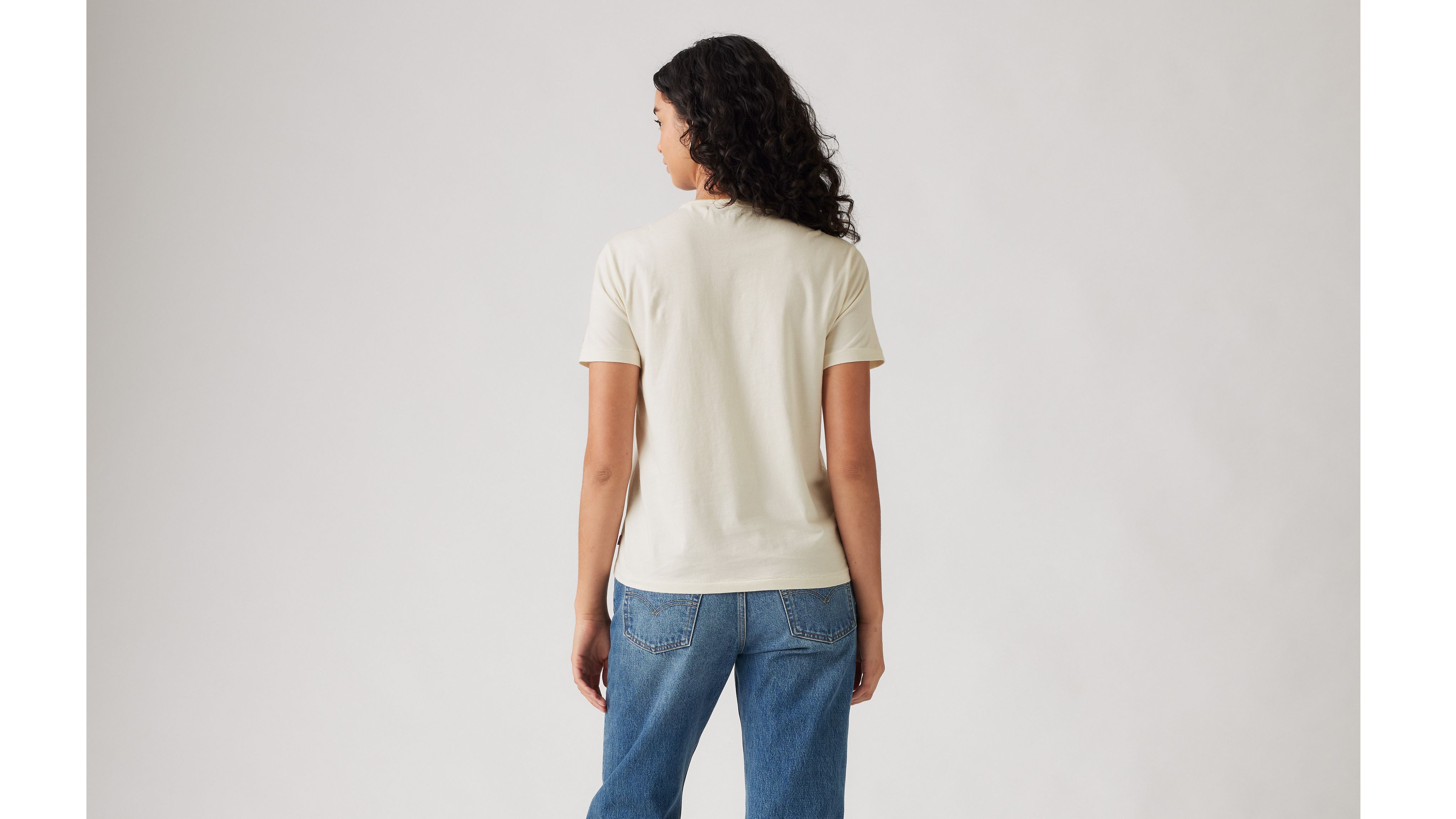 Levi's Graphic Iconic T-shirt In Sugar Swizzle