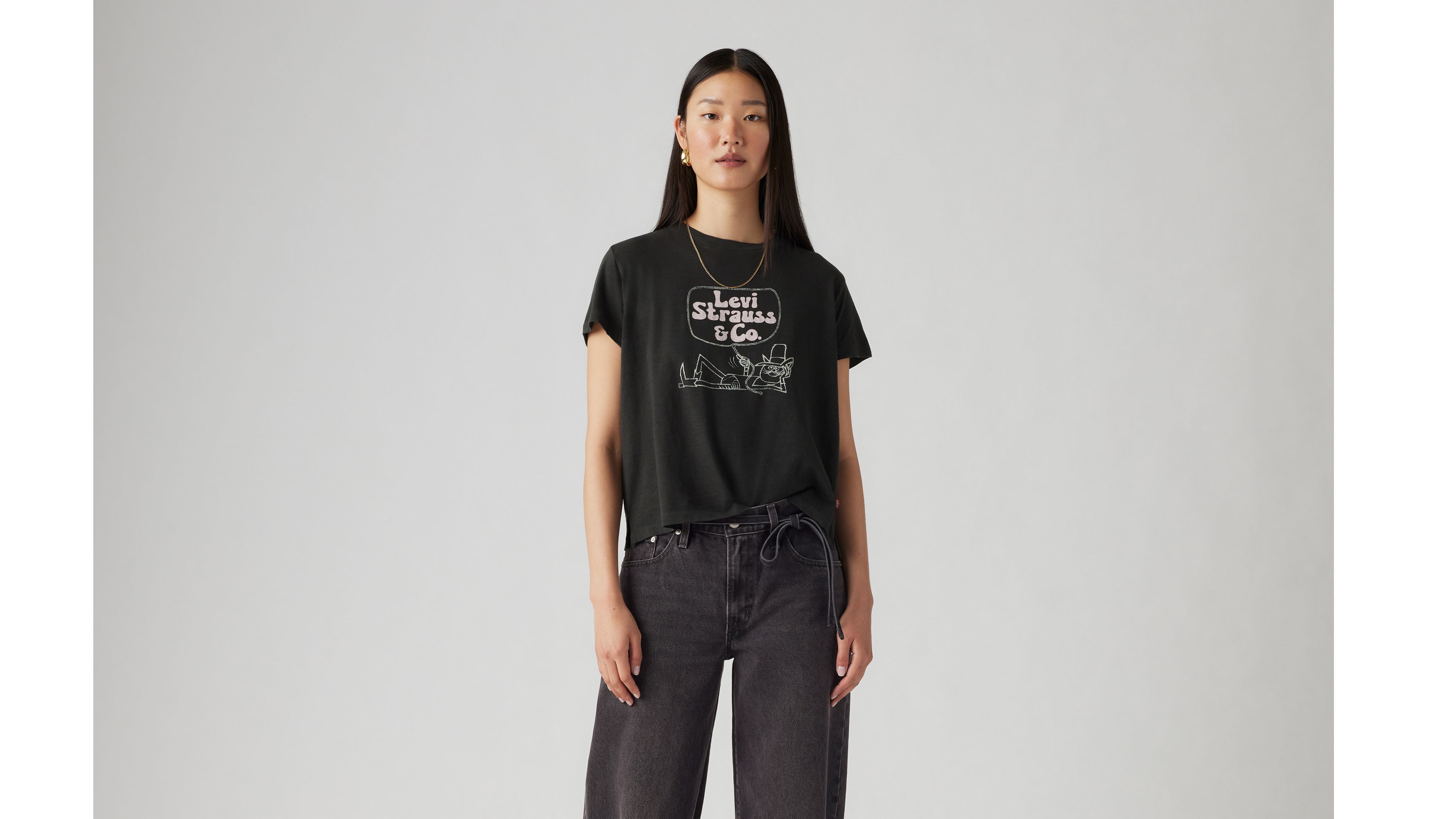 Graphic Boxy T-shirt - Black | Levi's® US